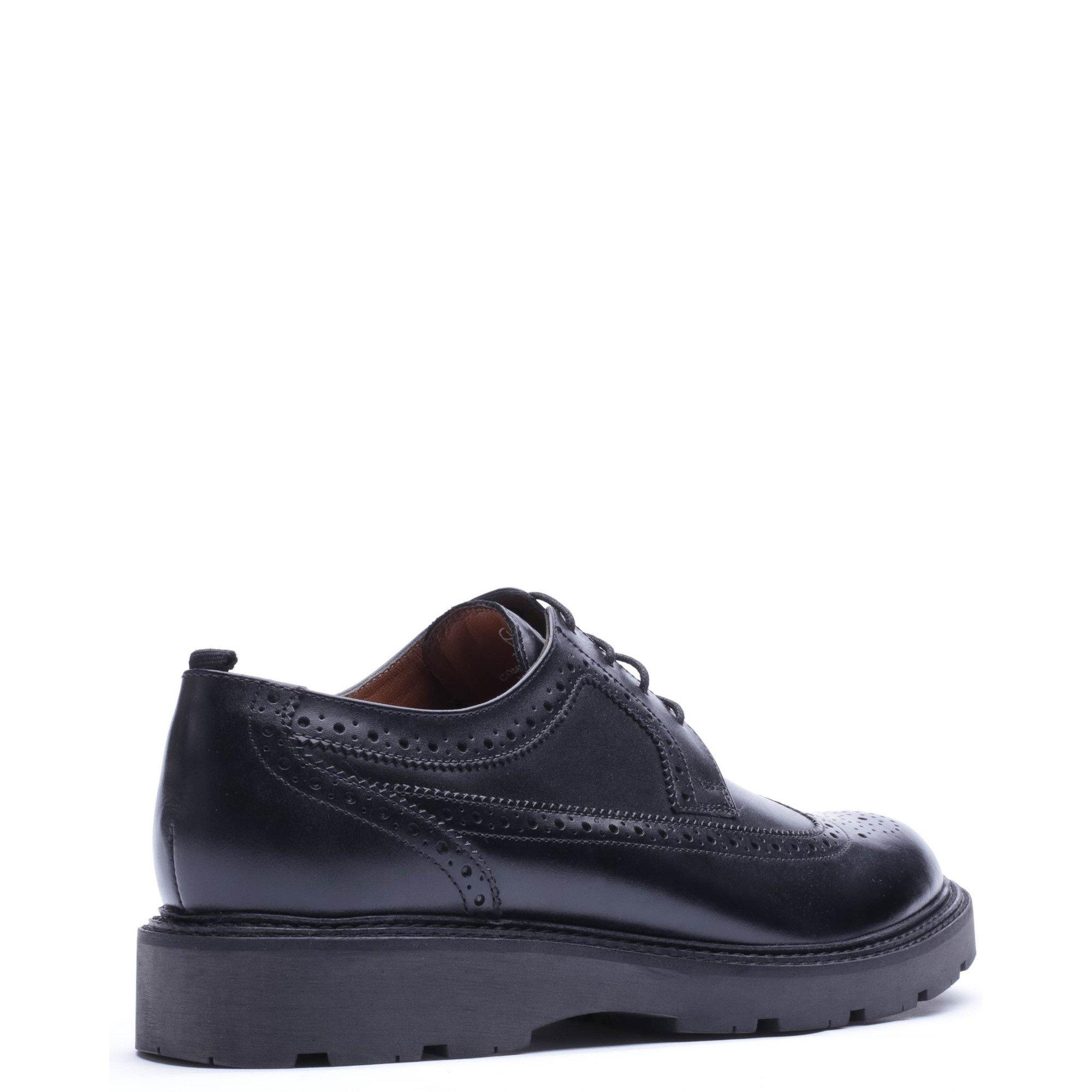 Black - Base London - PHASE BROGUE SHOE - 3