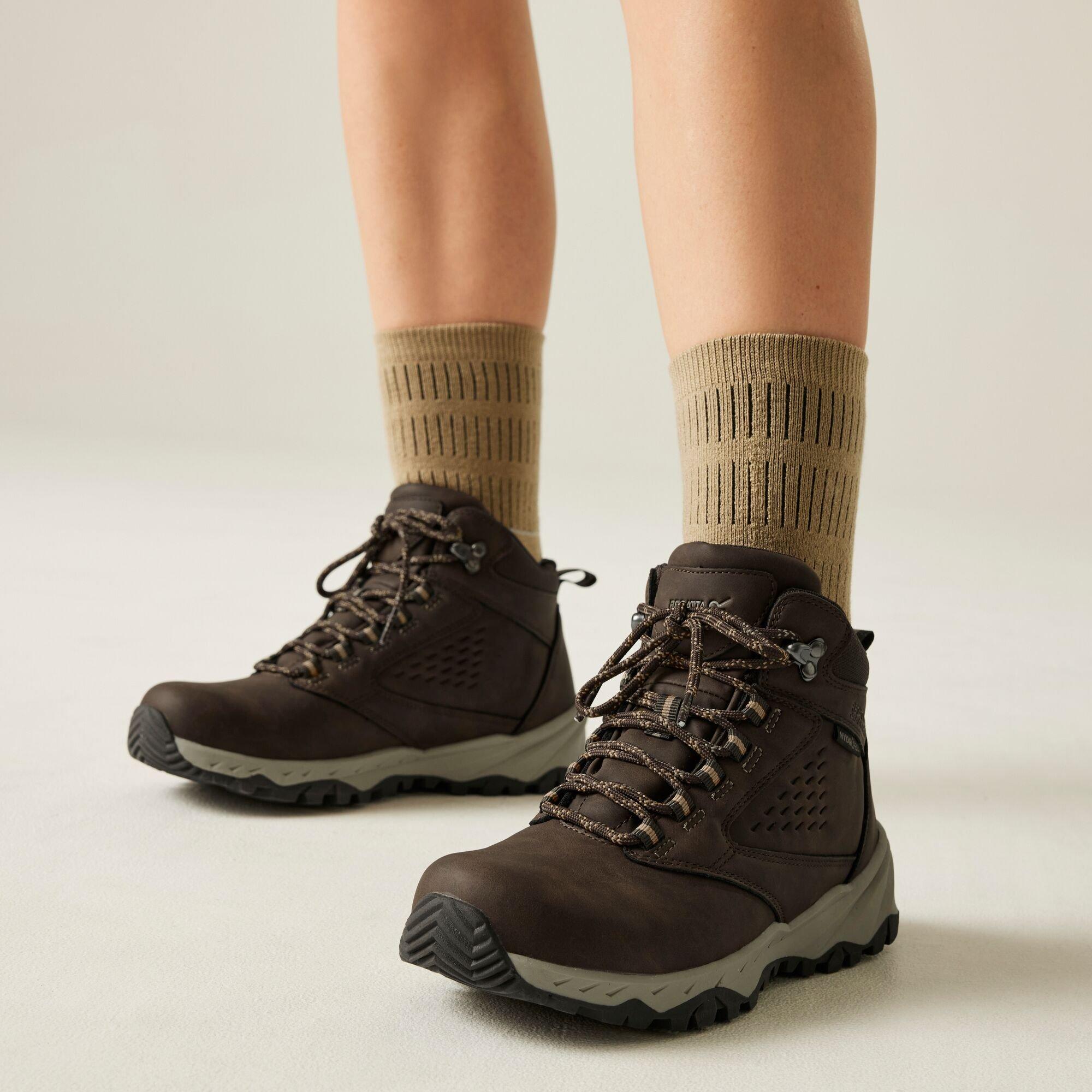 Chestnut/Soft T - Regatta - Womens Amble Waterproof Walking Boots - 1