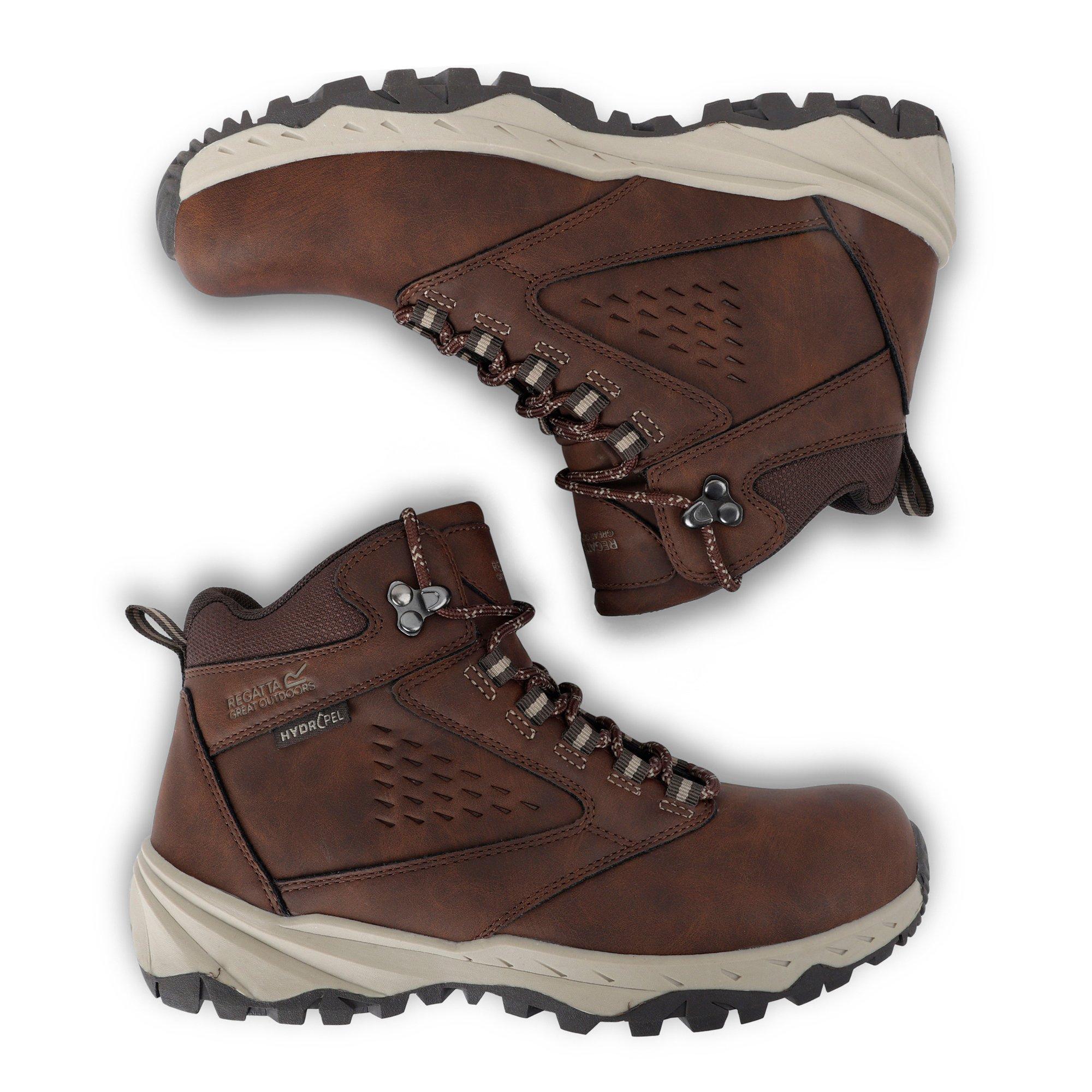 Chestnut/Soft T - Regatta - Womens Amble Waterproof Walking Boots - 6