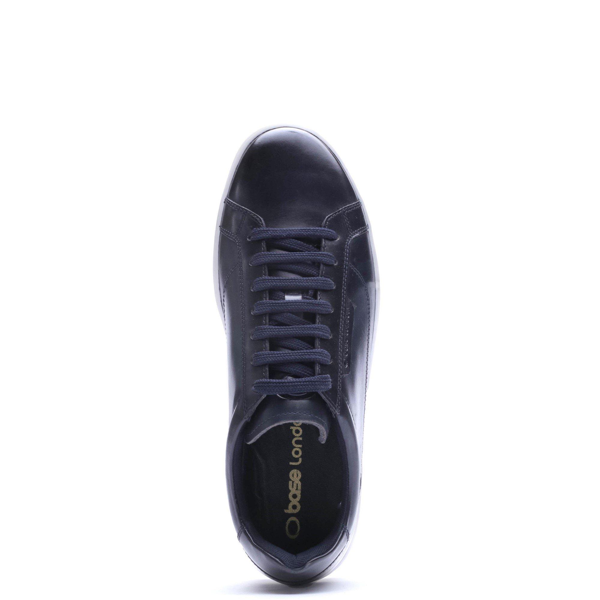 Navy - Base London - ZAMMO LACE UP TRAINER - 4