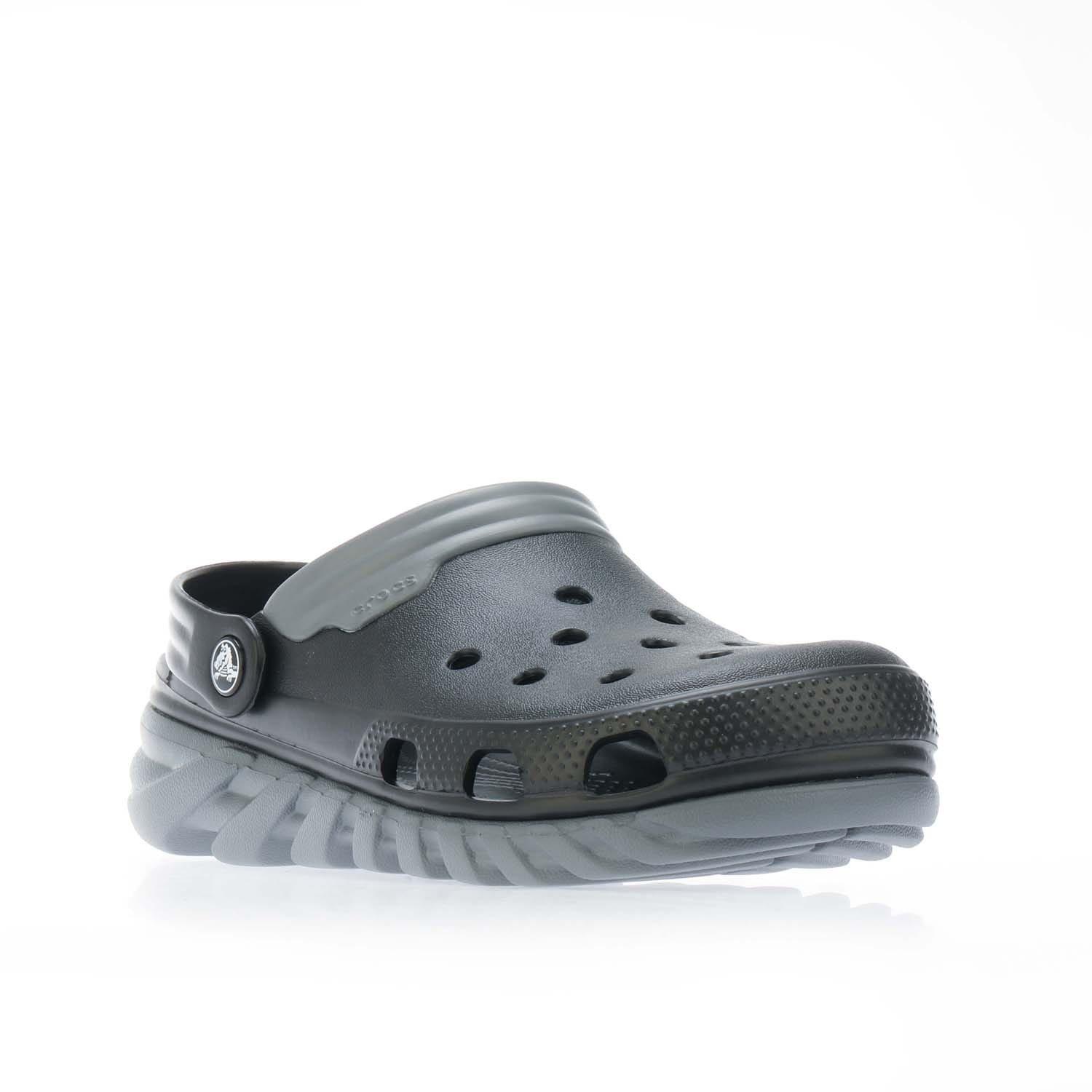 Black - Crocs - Adults Duet Max Clogs Shoe - 2