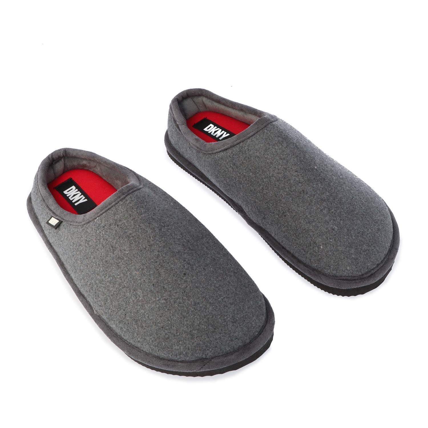 Grey - DKNY - Enuf Mule Slipper - 2