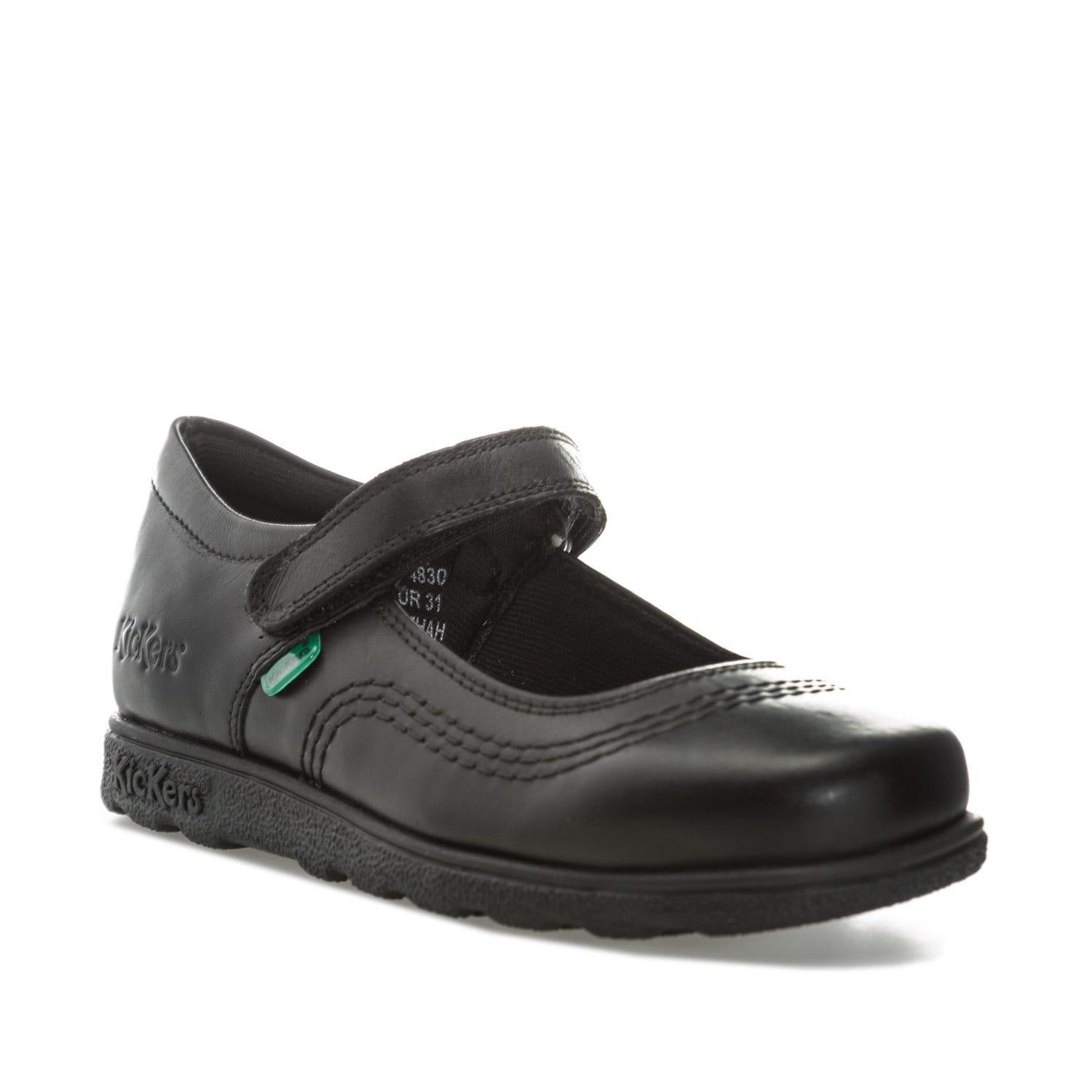 Black - Kickers - Children Fragma Pop Leather Shoes - 2
