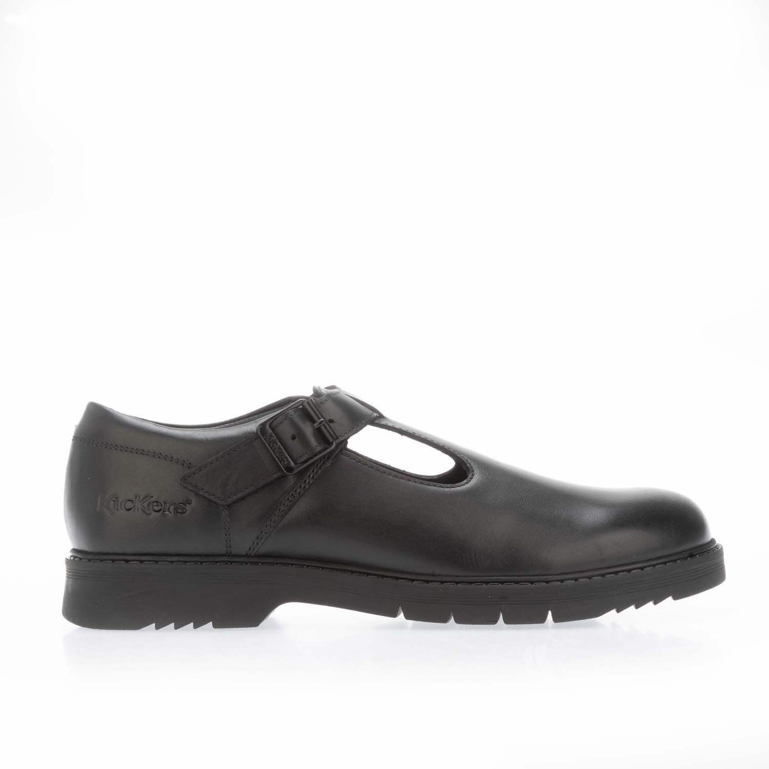 Black - Kickers - Finley T Bar Shoe - 1