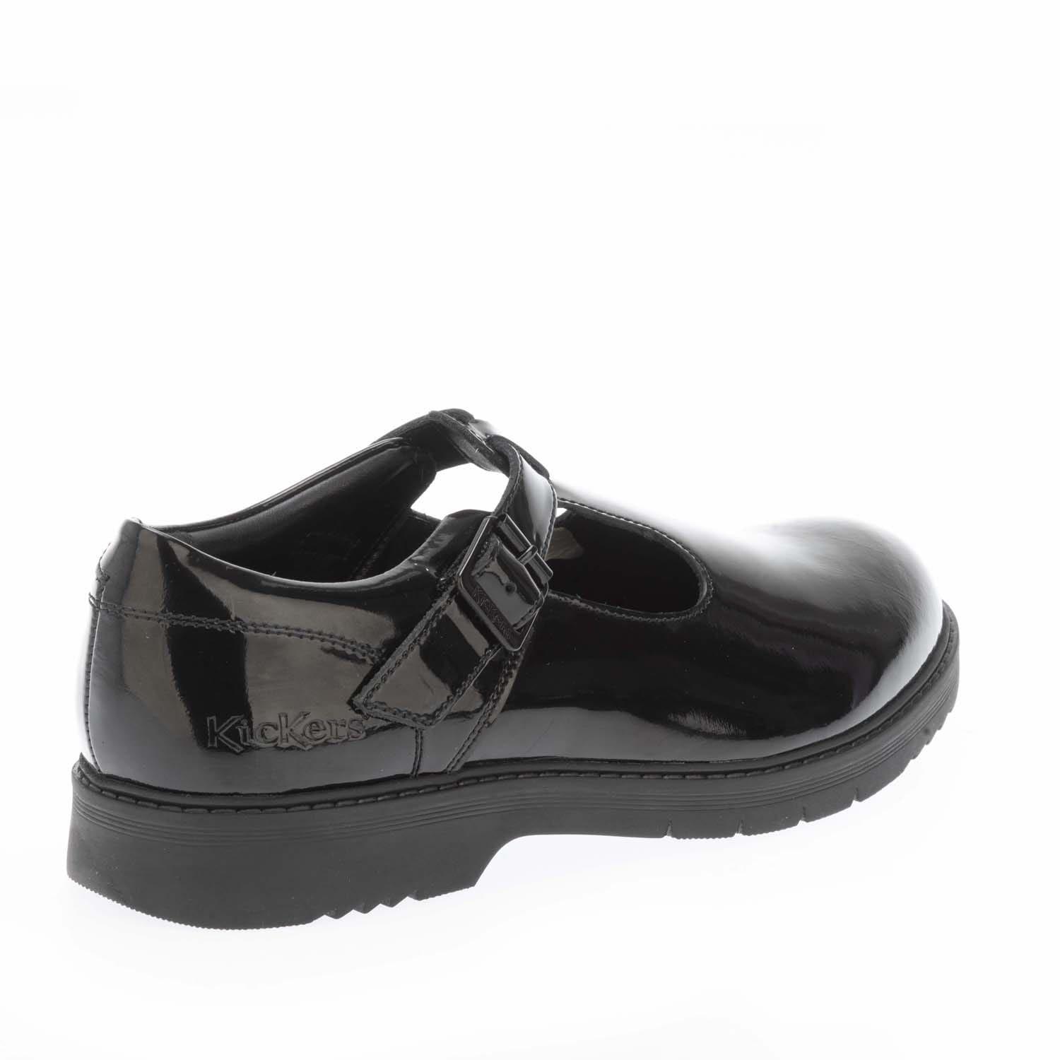 Black - Kickers - Finley T Bar Shoe - 3