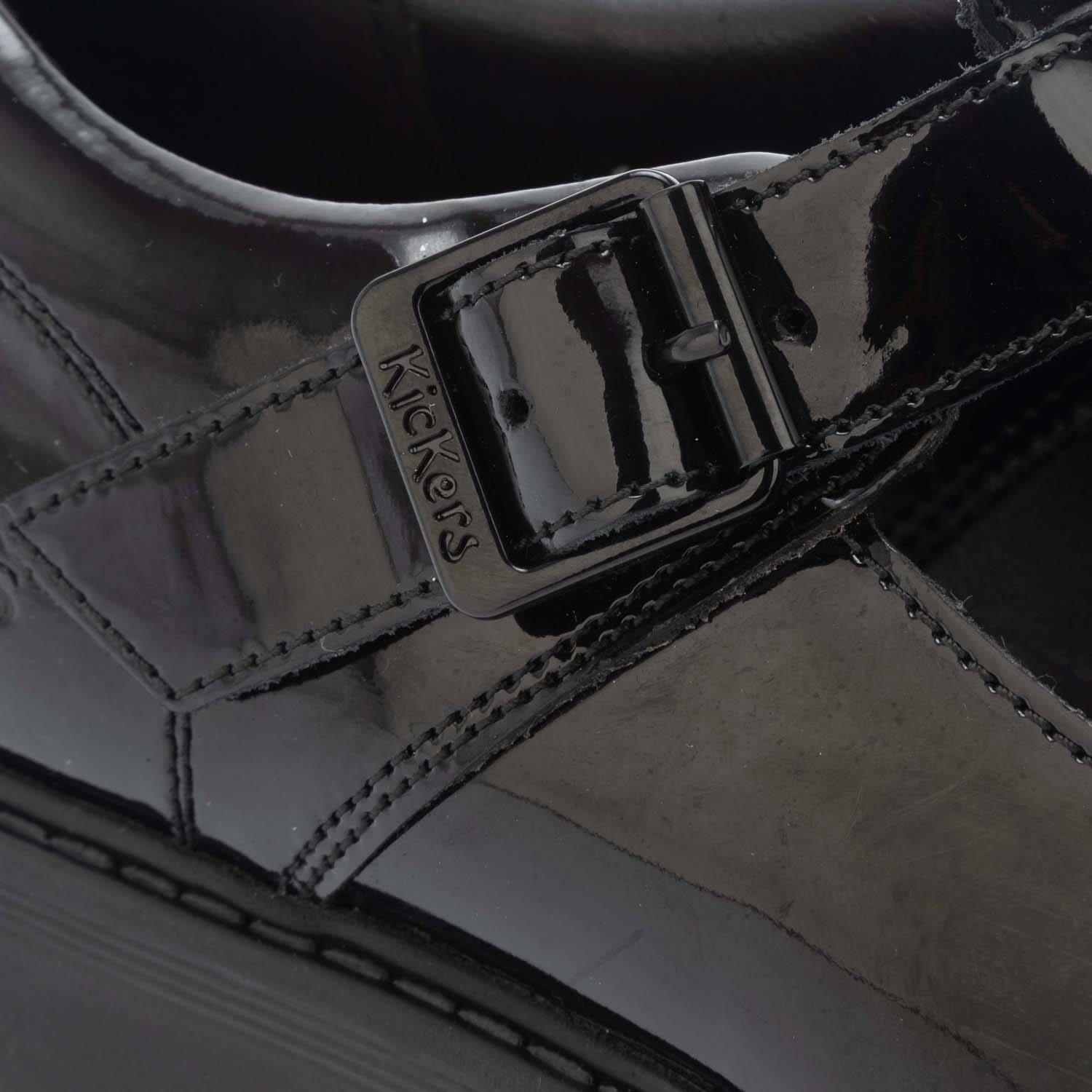 Black - Kickers - Finley T Bar Shoe - 5