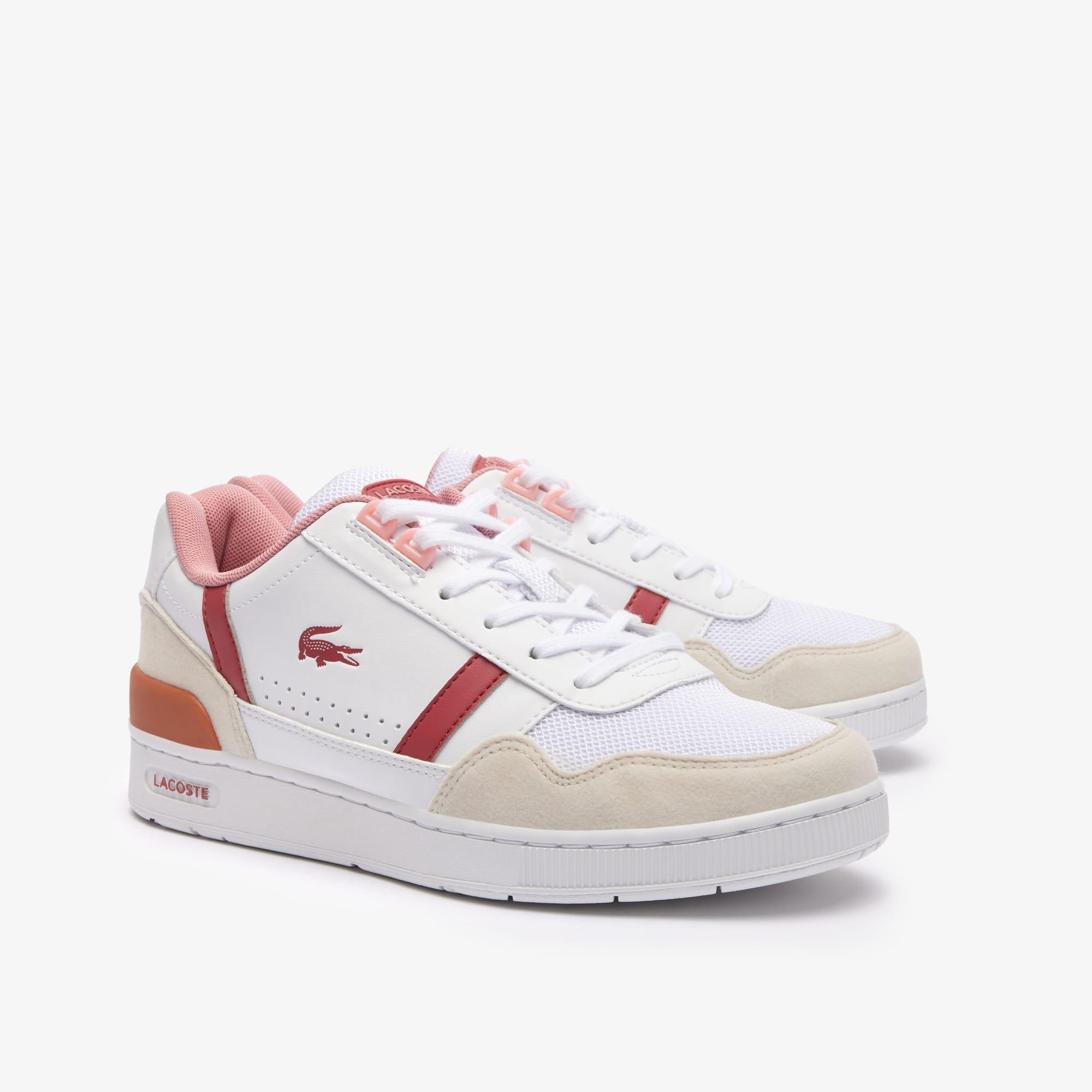 White Pink - Lacoste - T-Clip Trainers - 2