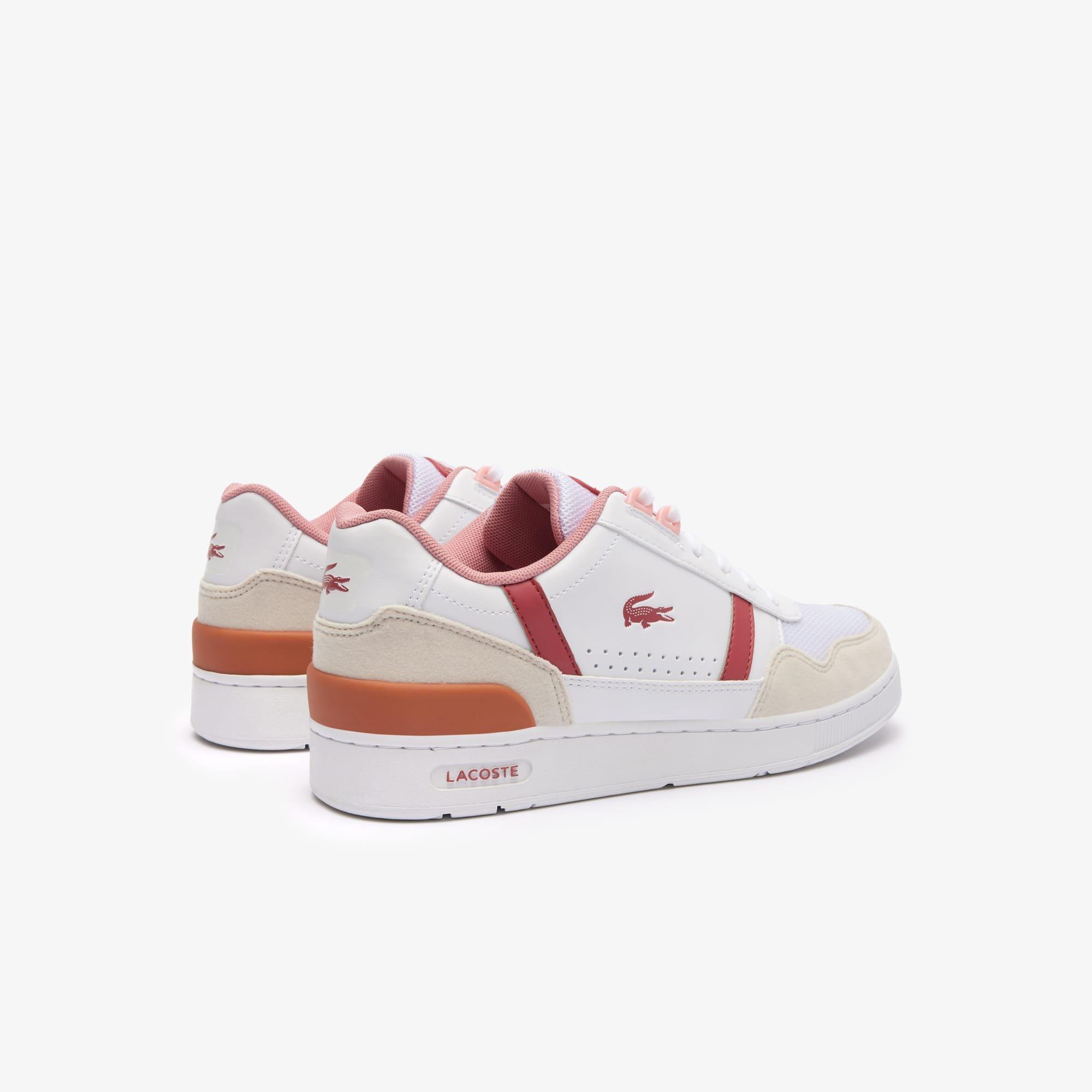 White Pink - Lacoste - T-Clip Trainers - 3