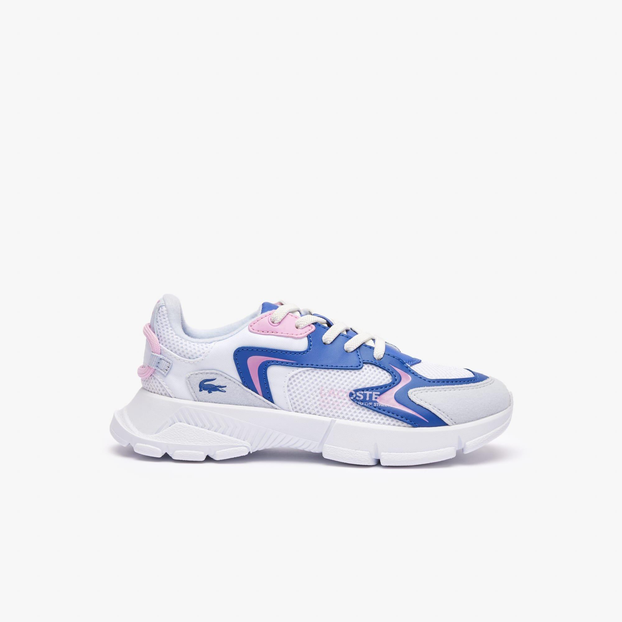 Light Blue - Lacoste - Childrens L003 Neo Trainers - 1