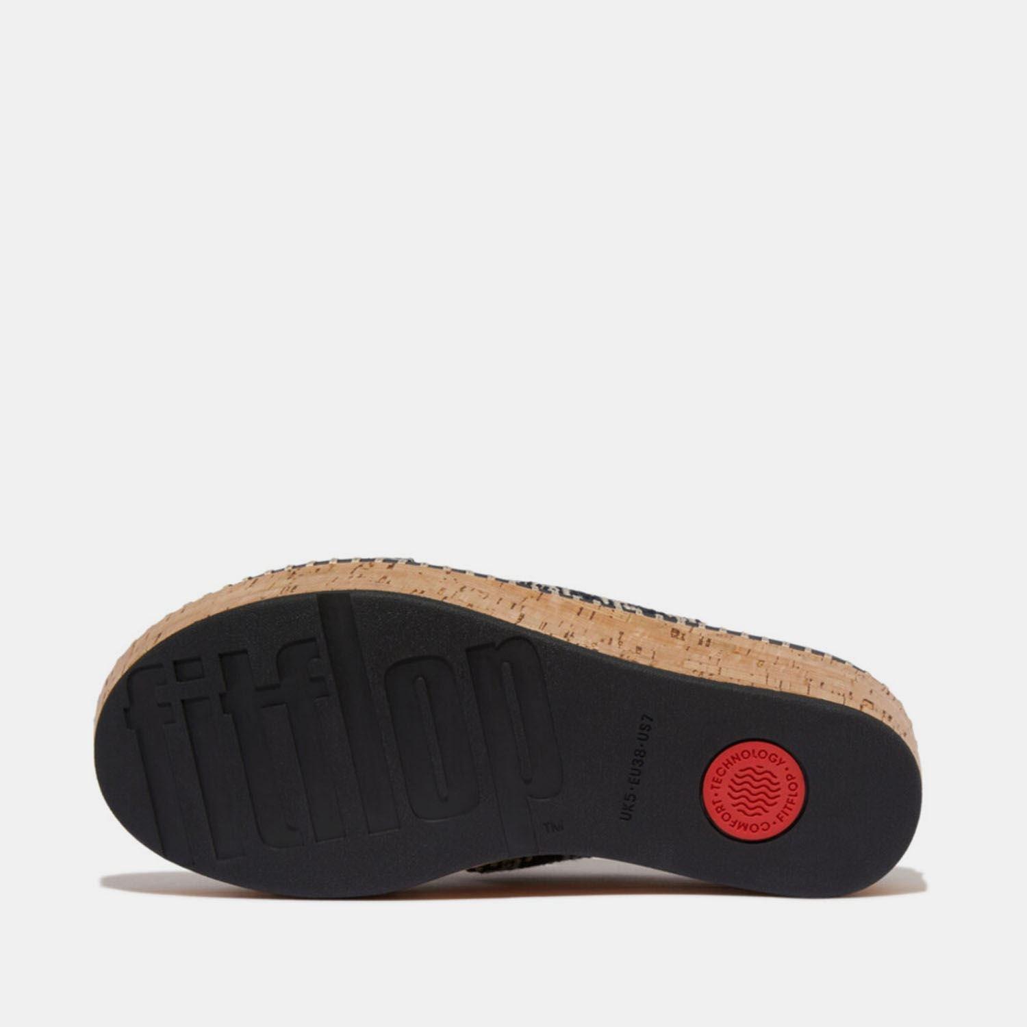 Zwart - FitFlop - Eloise Wedge Cross Sliders - 3