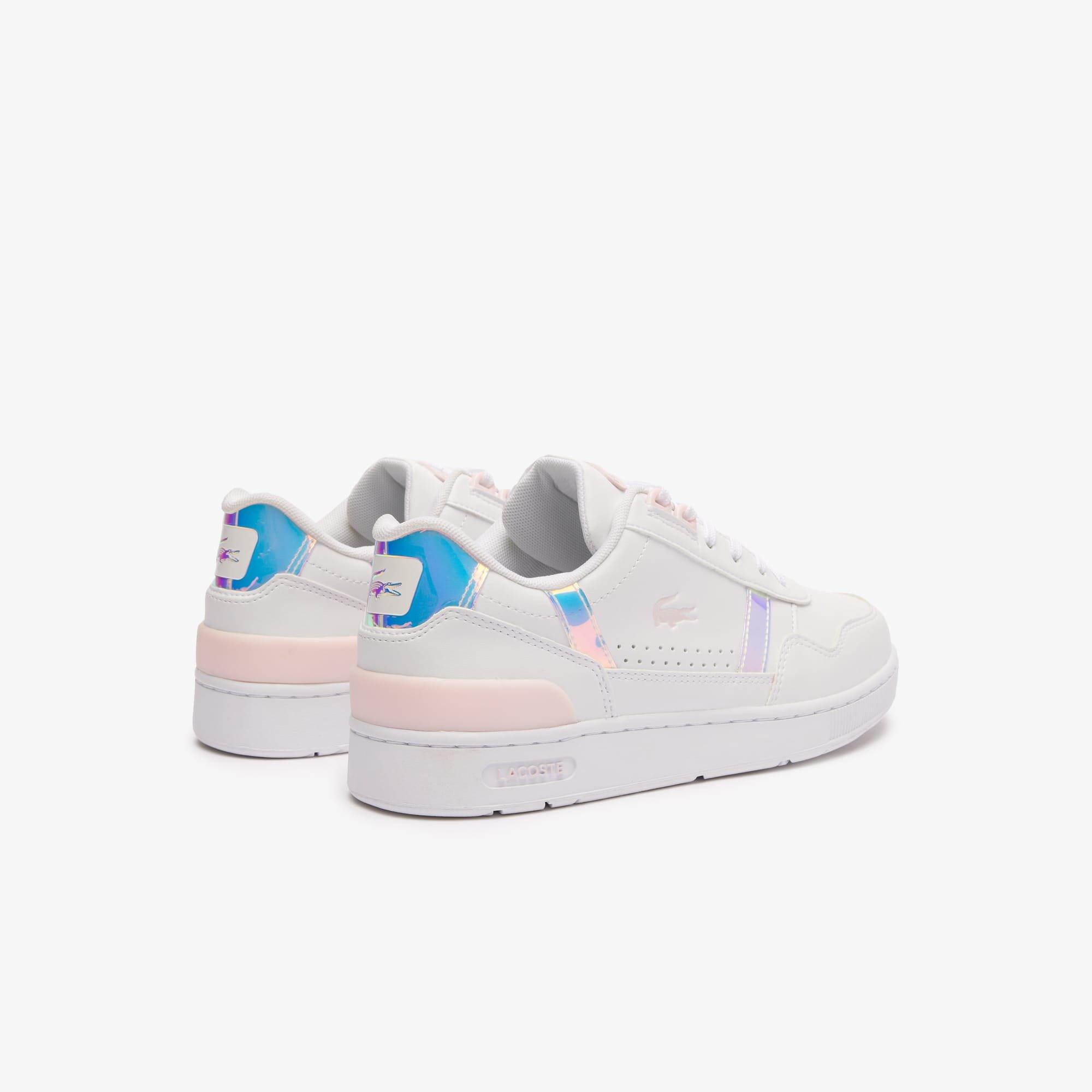 White Pink - Lacoste - T-Clip Trainers - 3