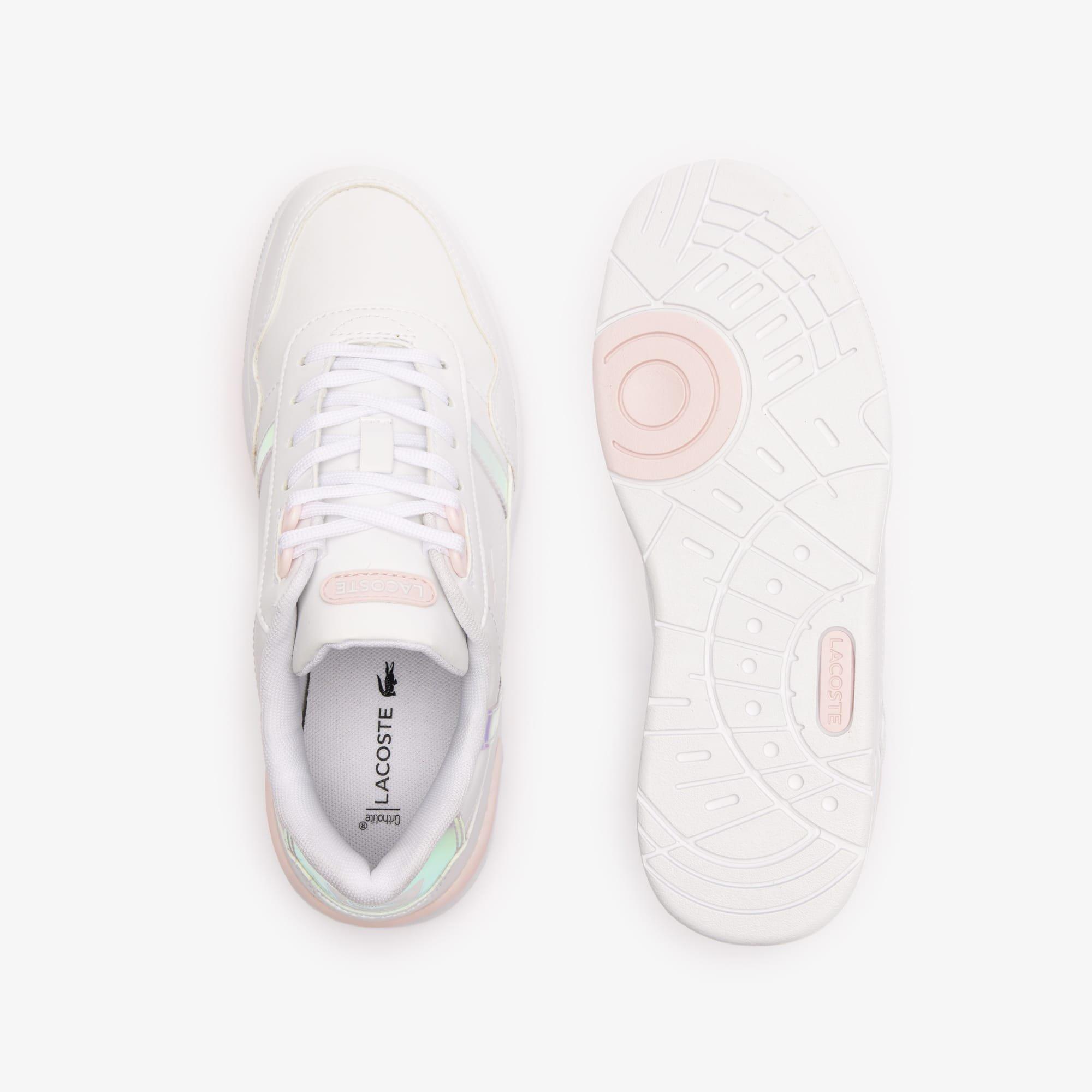White Pink - Lacoste - T-Clip Trainers - 4