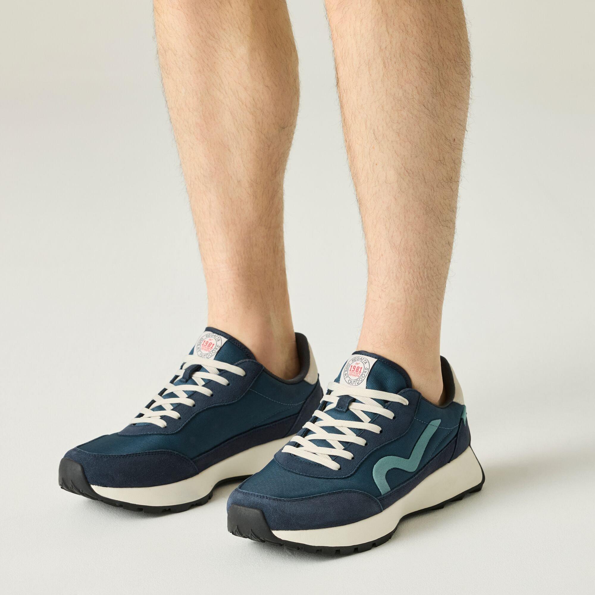 Navy/White - Regatta - Mens Marine Heritage II Trainers - 2