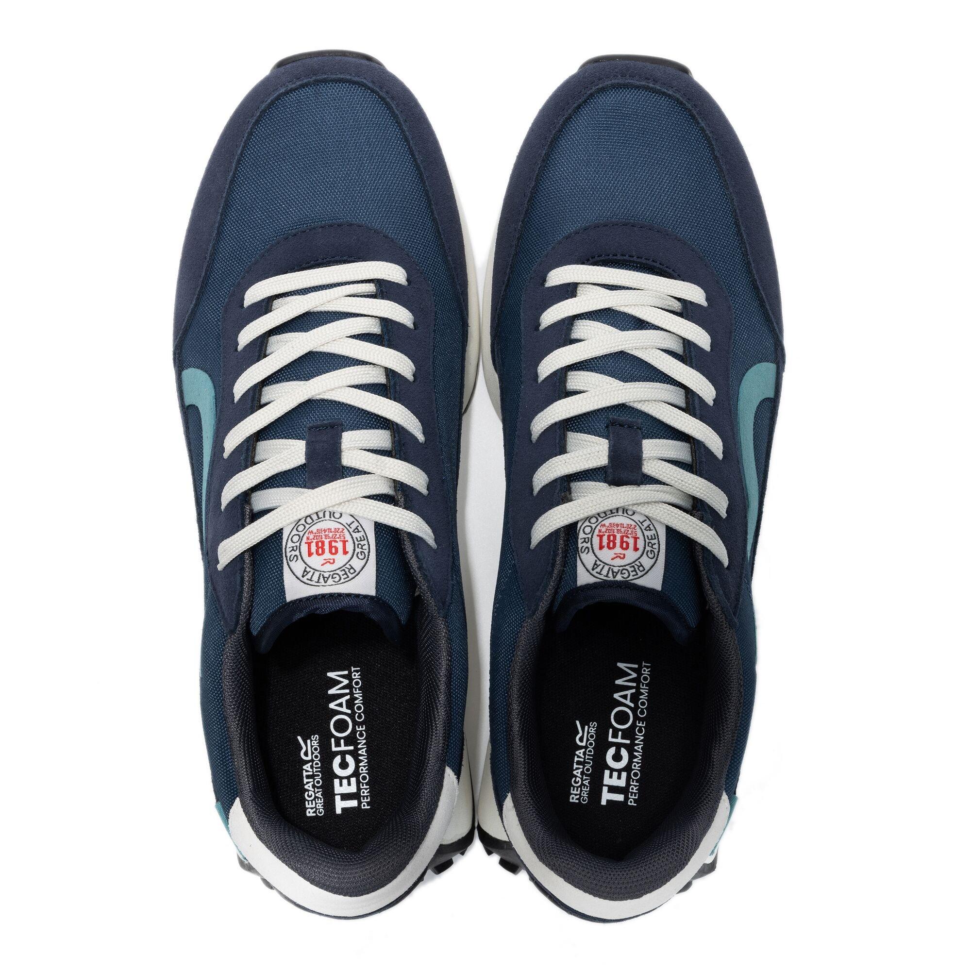 Navy/White - Regatta - Mens Marine Heritage II Trainers - 11
