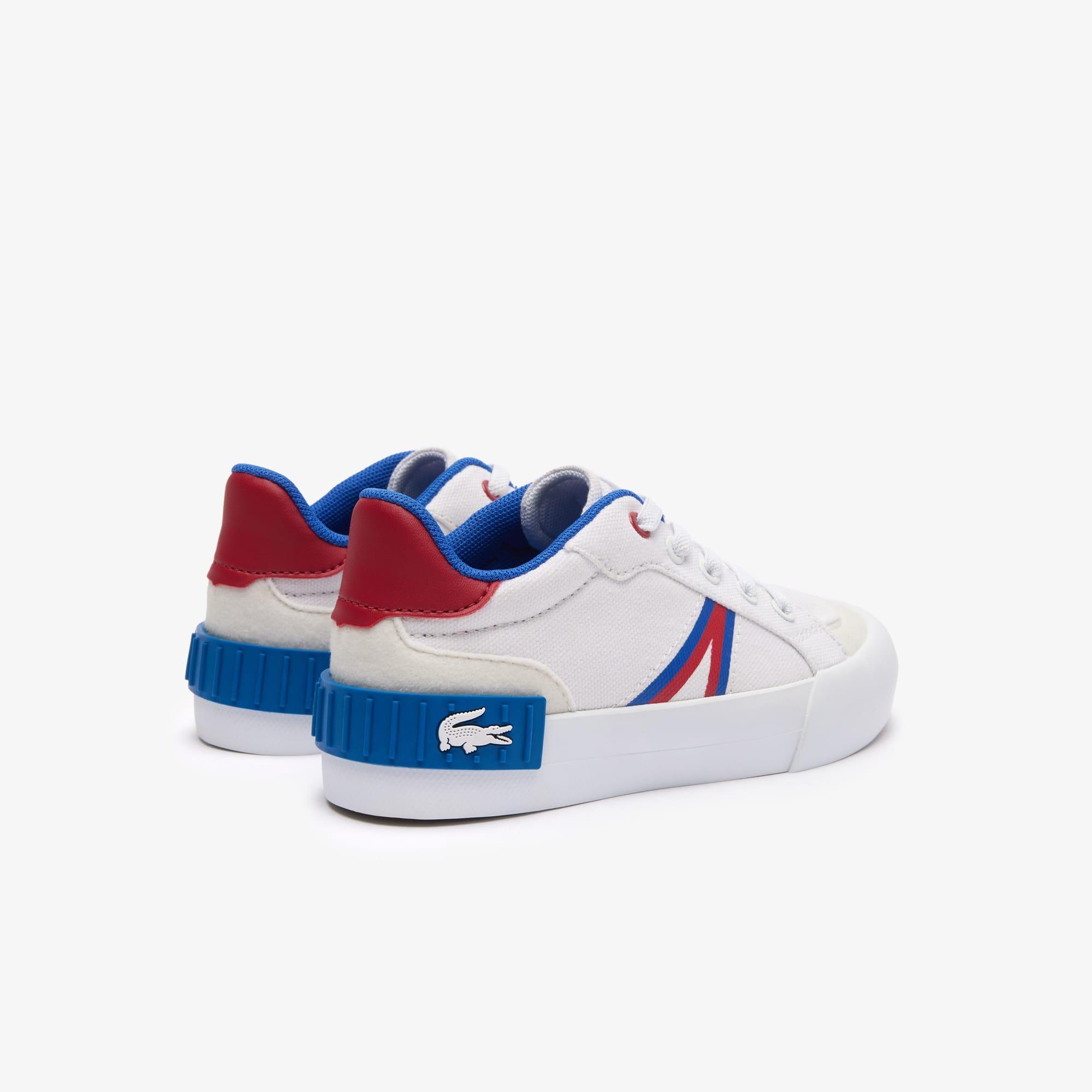 White Red - Lacoste - L004 Trainers - 3