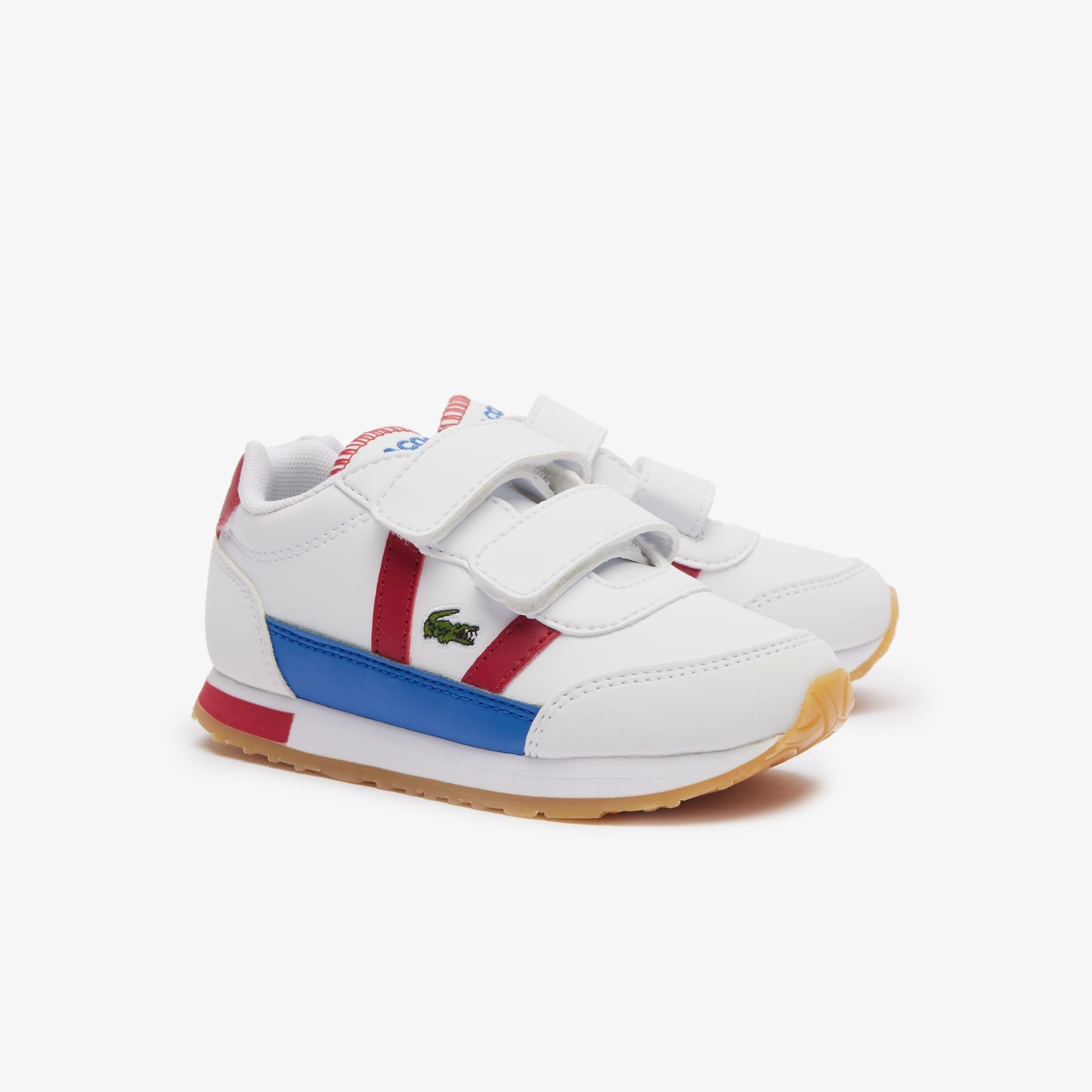 White Red - Lacoste - Kids' Low-Top Trainers - 2