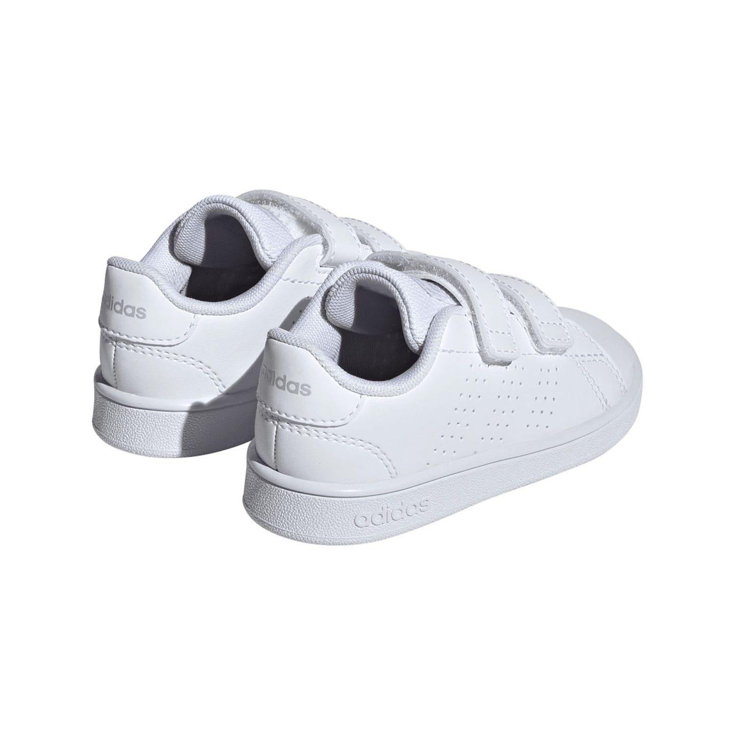 Blanc Gris - adidas - Advantage Court Lifestyle Shoes - 2