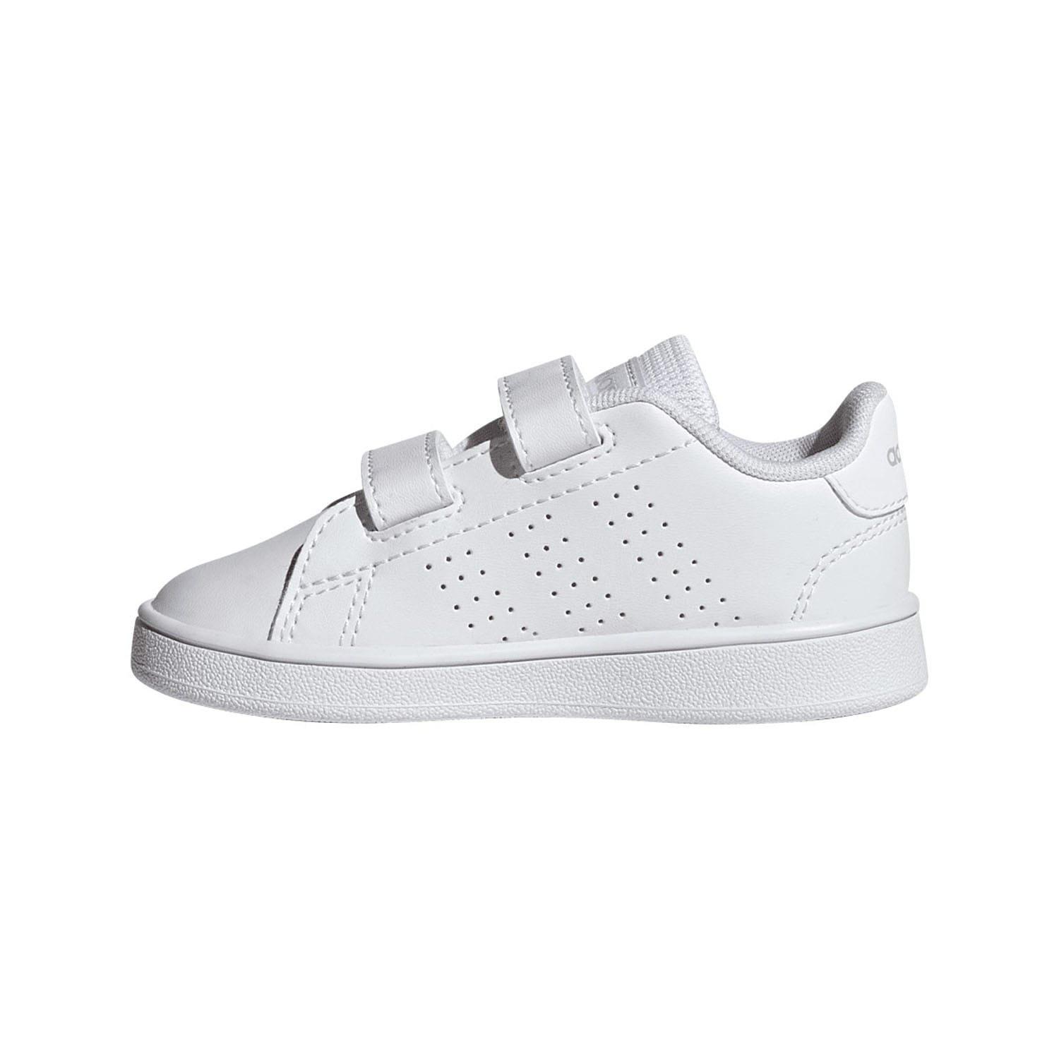 Blanc Gris - adidas - Advantage Court Lifestyle Shoes - 5