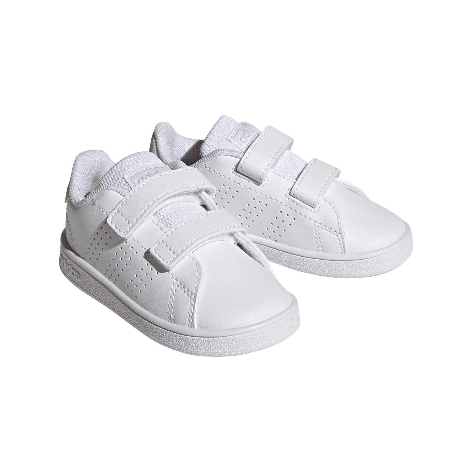 Blanc Gris - adidas - Advantage Court Lifestyle Shoes - 6