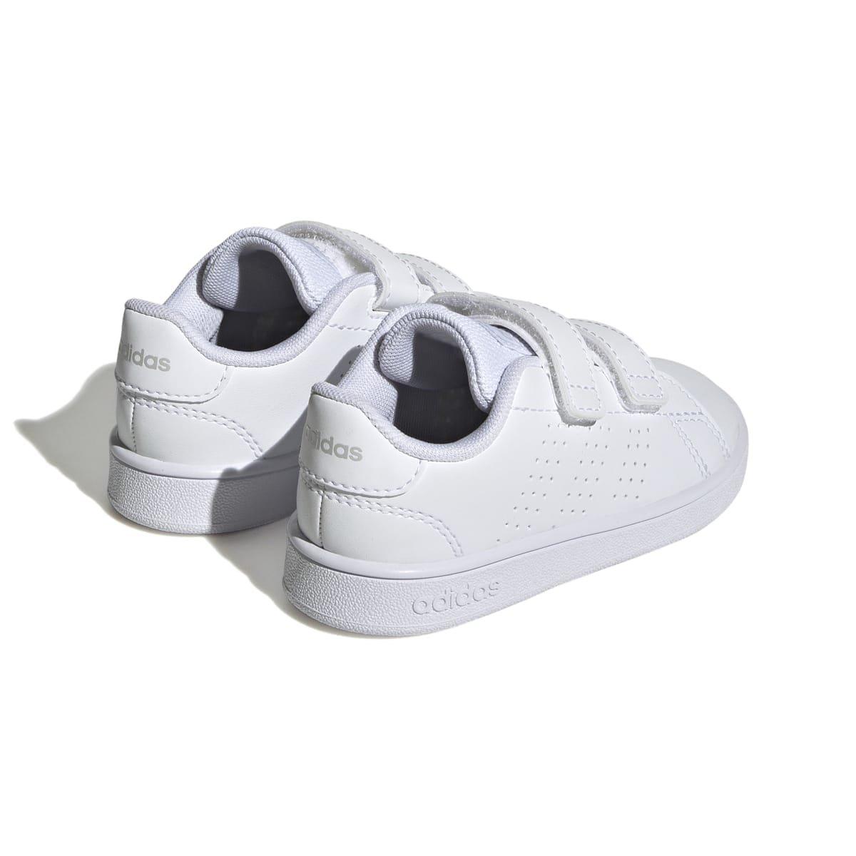 Blanc Gris - adidas - Advantage Court Lifestyle Shoes - 7