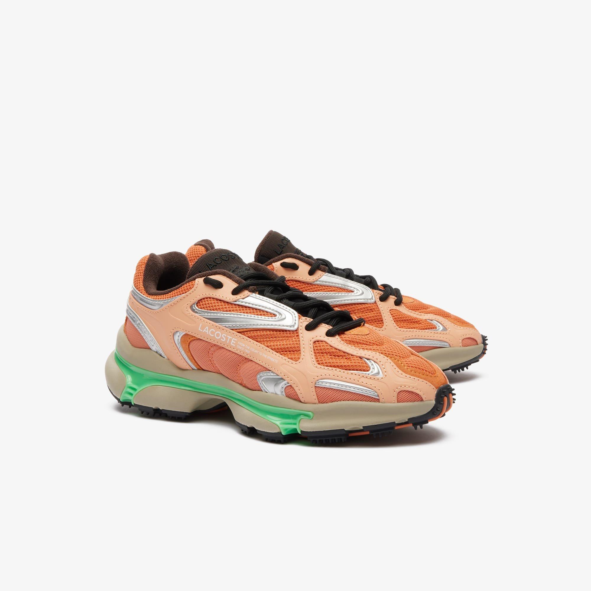 Orange Green - Lacoste - L003 Trainers - 2
