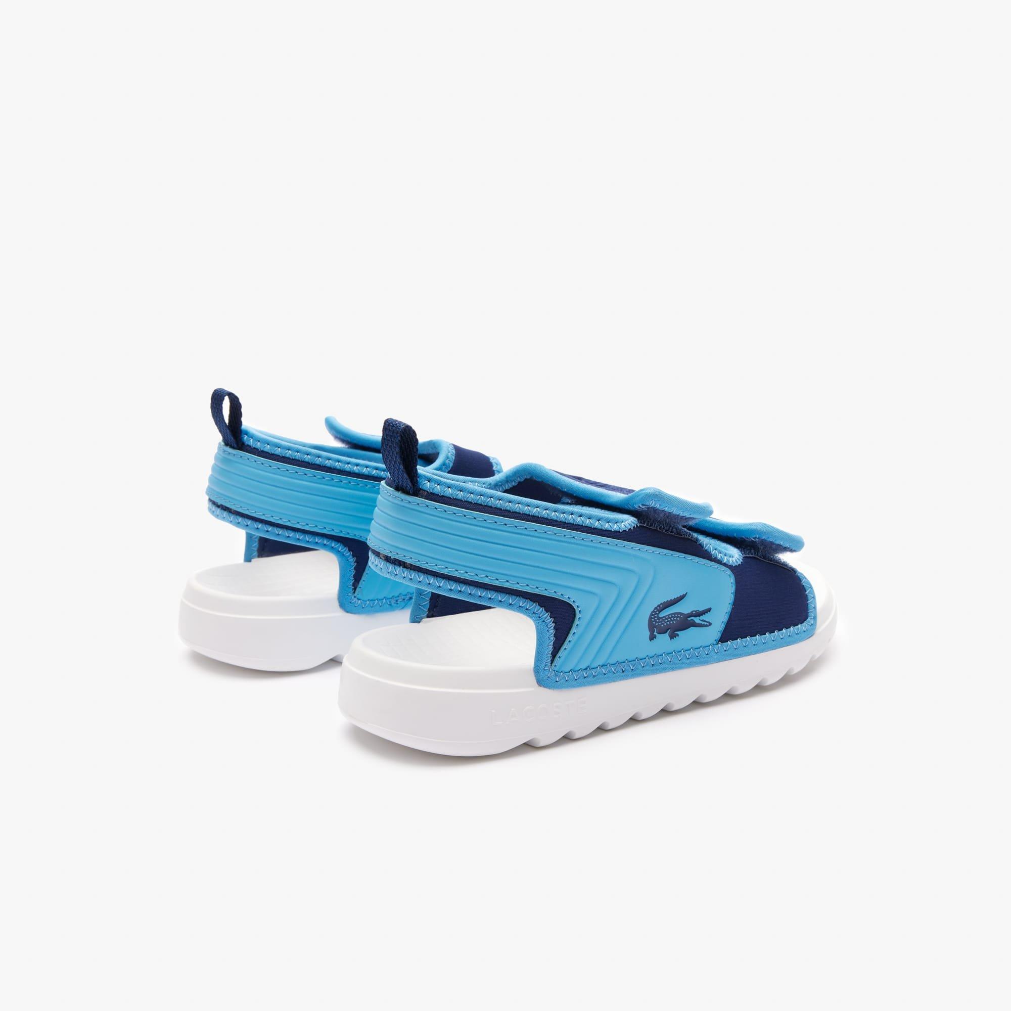 Blue-White - Lacoste - Childrens Surukids Sandals - 3