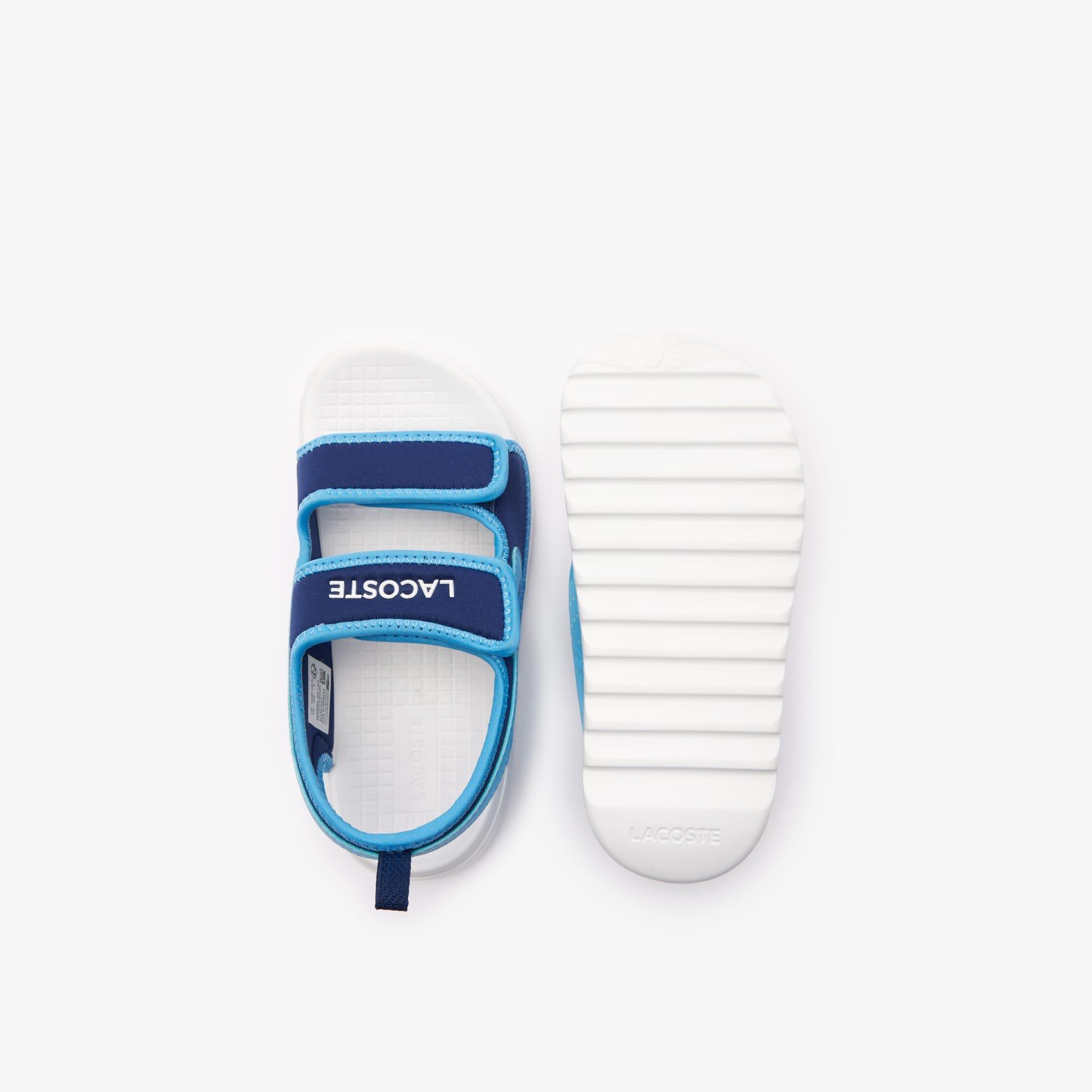 Blue-White - Lacoste - Childrens Surukids Sandals - 4