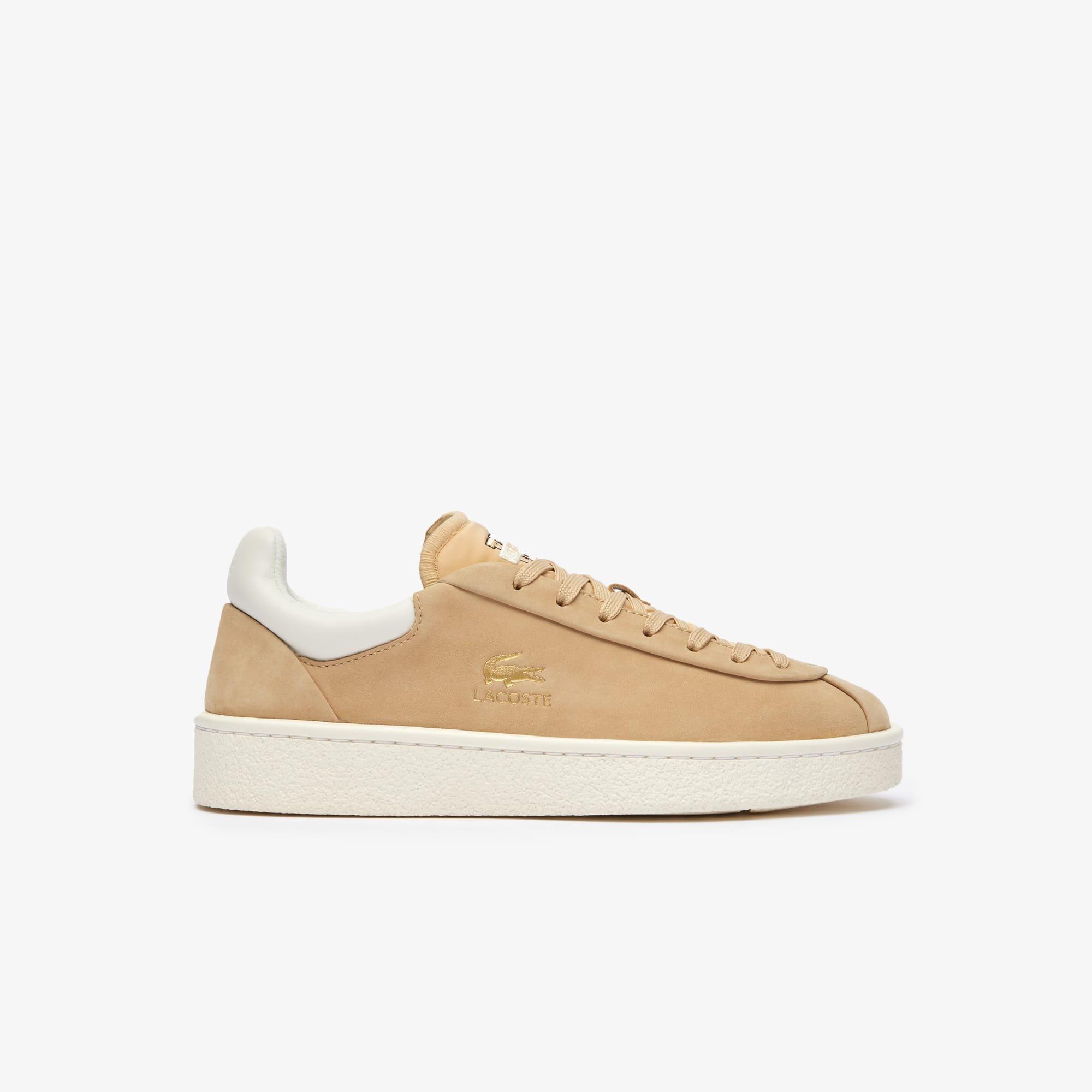 Brown - Lacoste - Baseshot Premium Trainers - 1