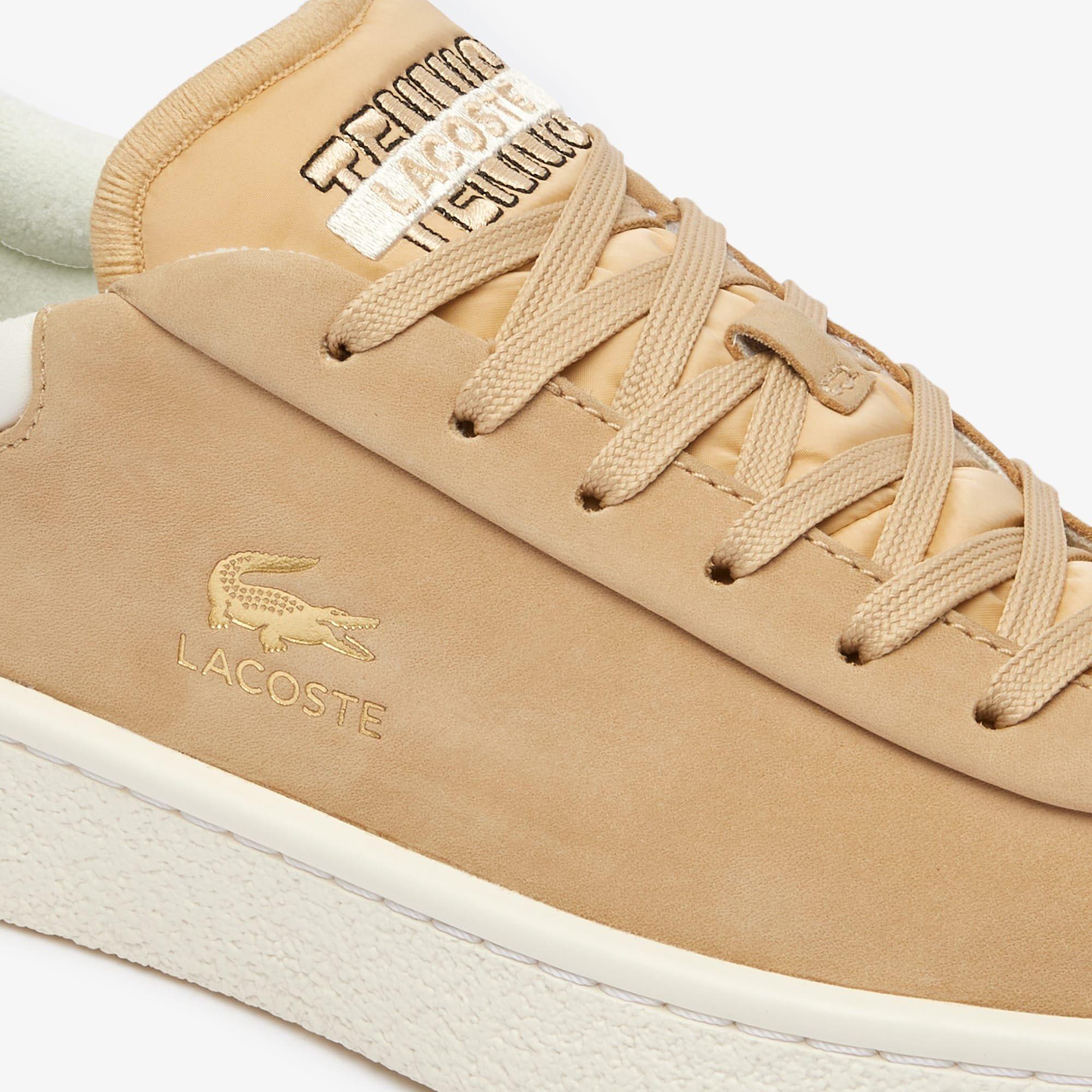 Brown - Lacoste - Baseshot Premium Trainers - 5