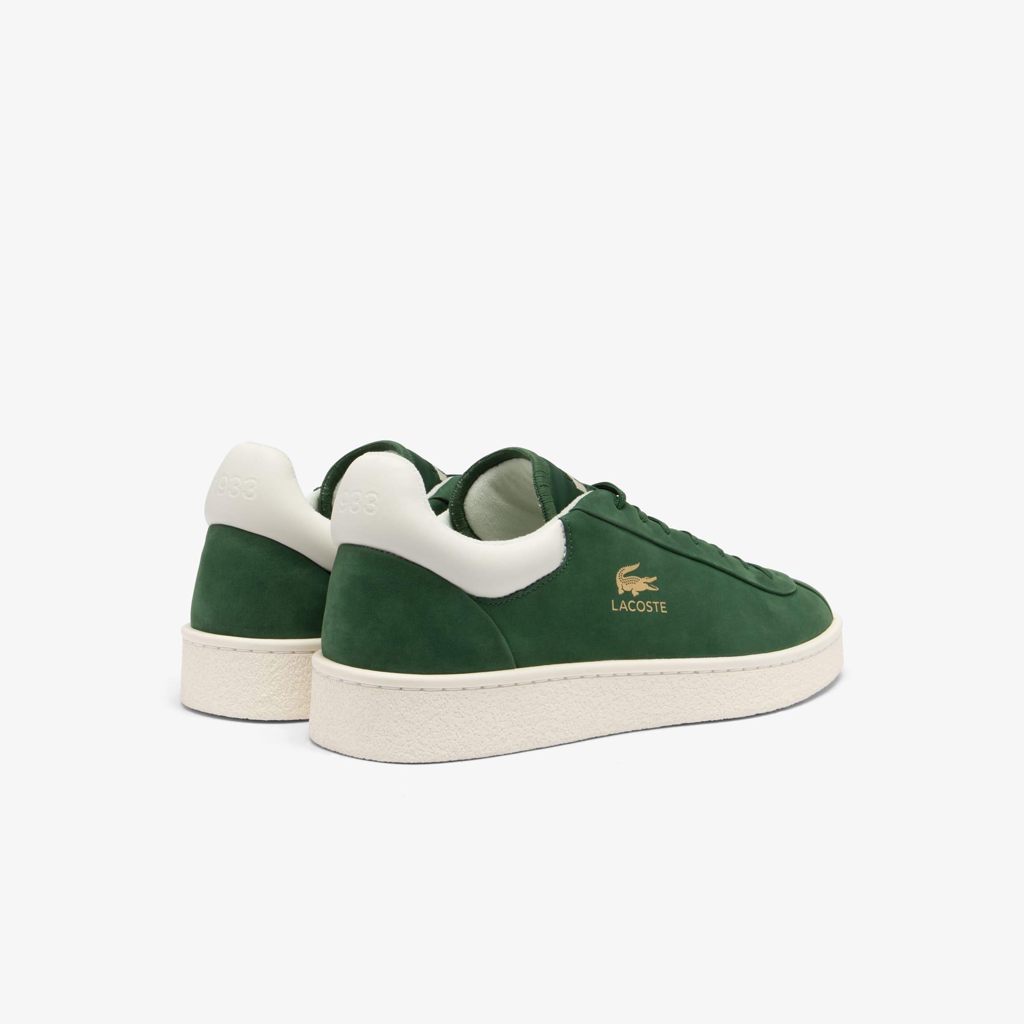 Green - Lacoste - Baseshot Premium Trainers - 3