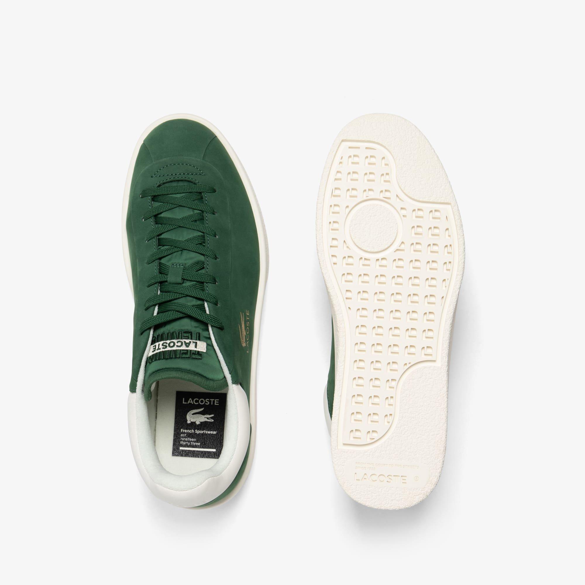 Green - Lacoste - Baseshot Premium Trainers - 4