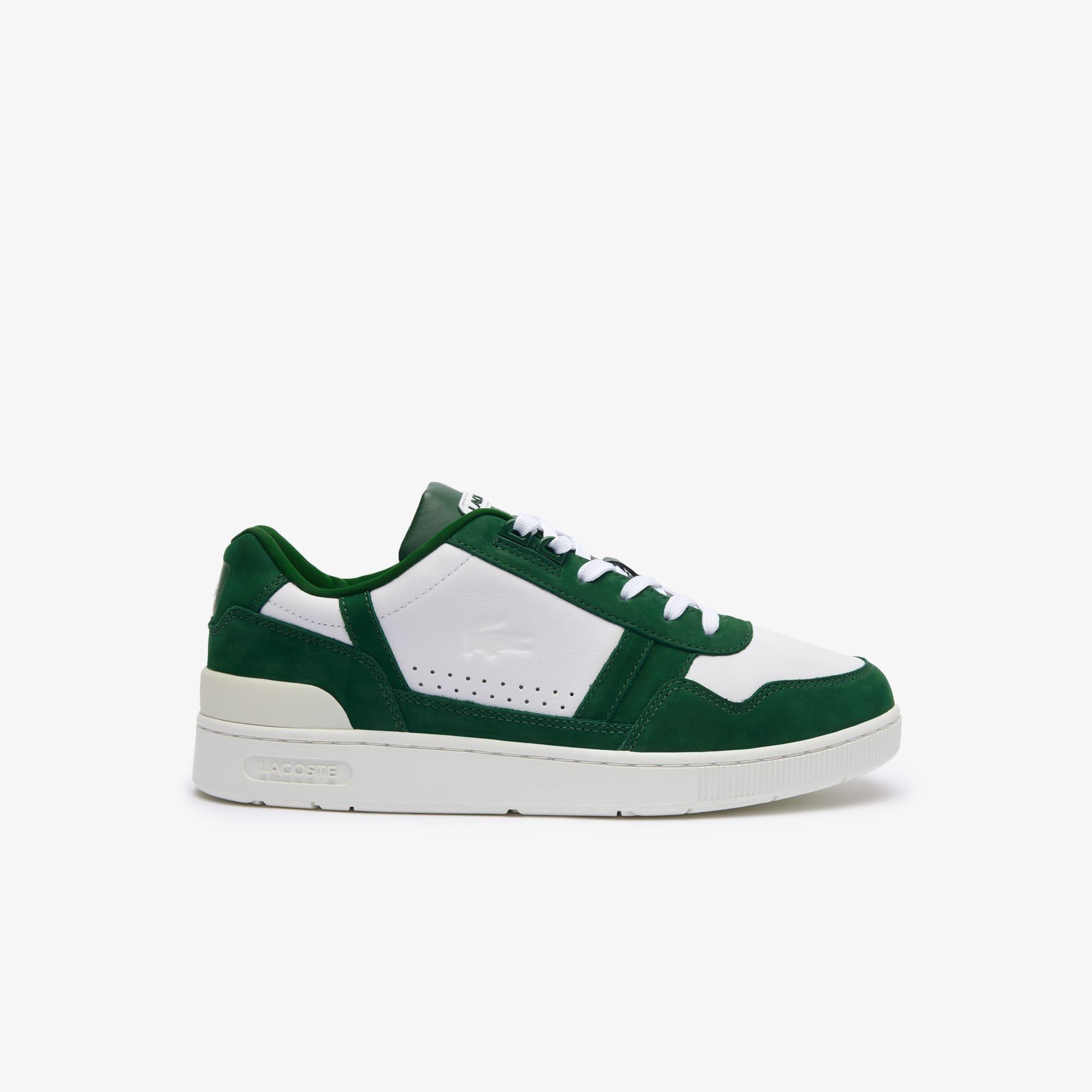 White Green - Lacoste - T-Clip Trainers - 1