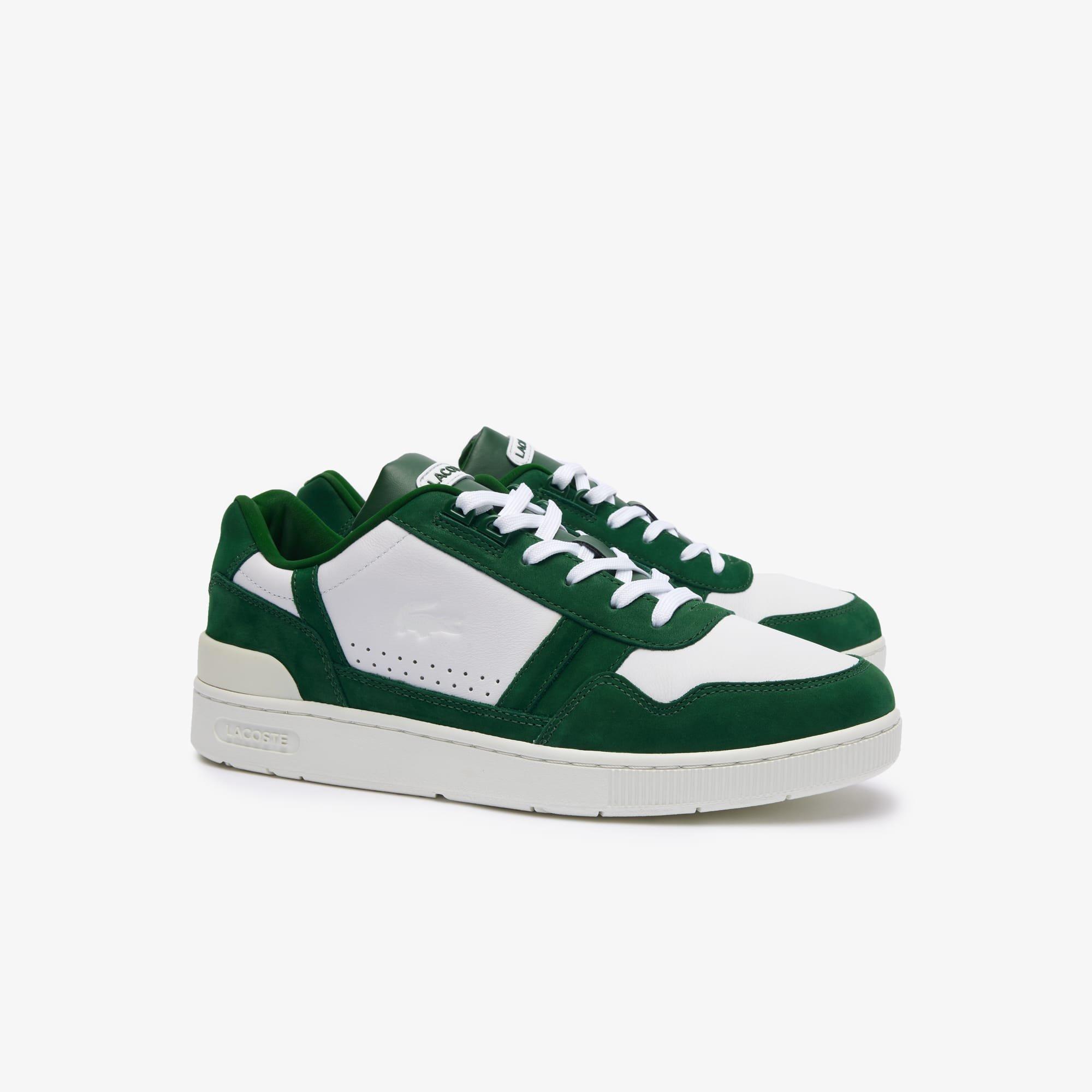 White Green - Lacoste - T-Clip Trainers - 2