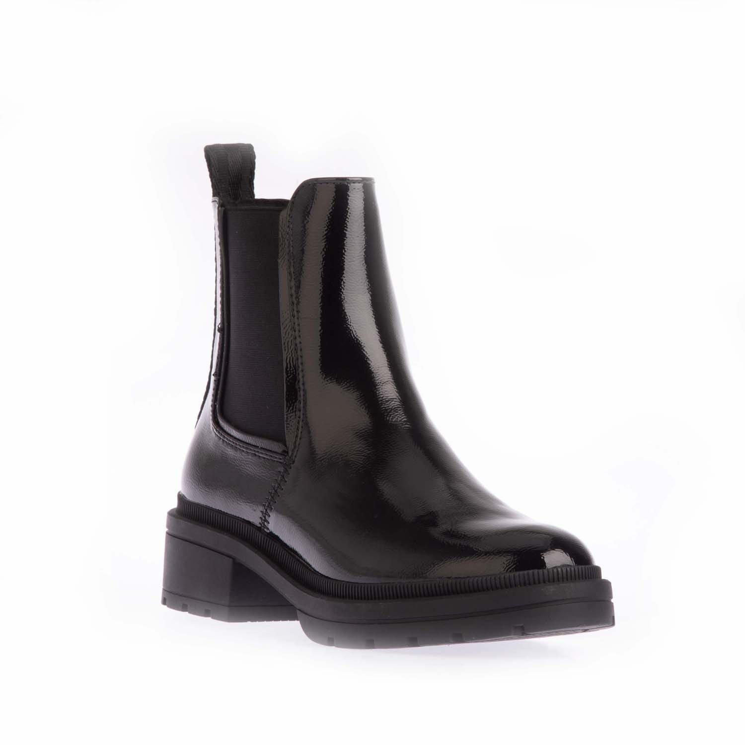 Black - Rocket Dog - Iggie Patent Chelsea Boots - 2