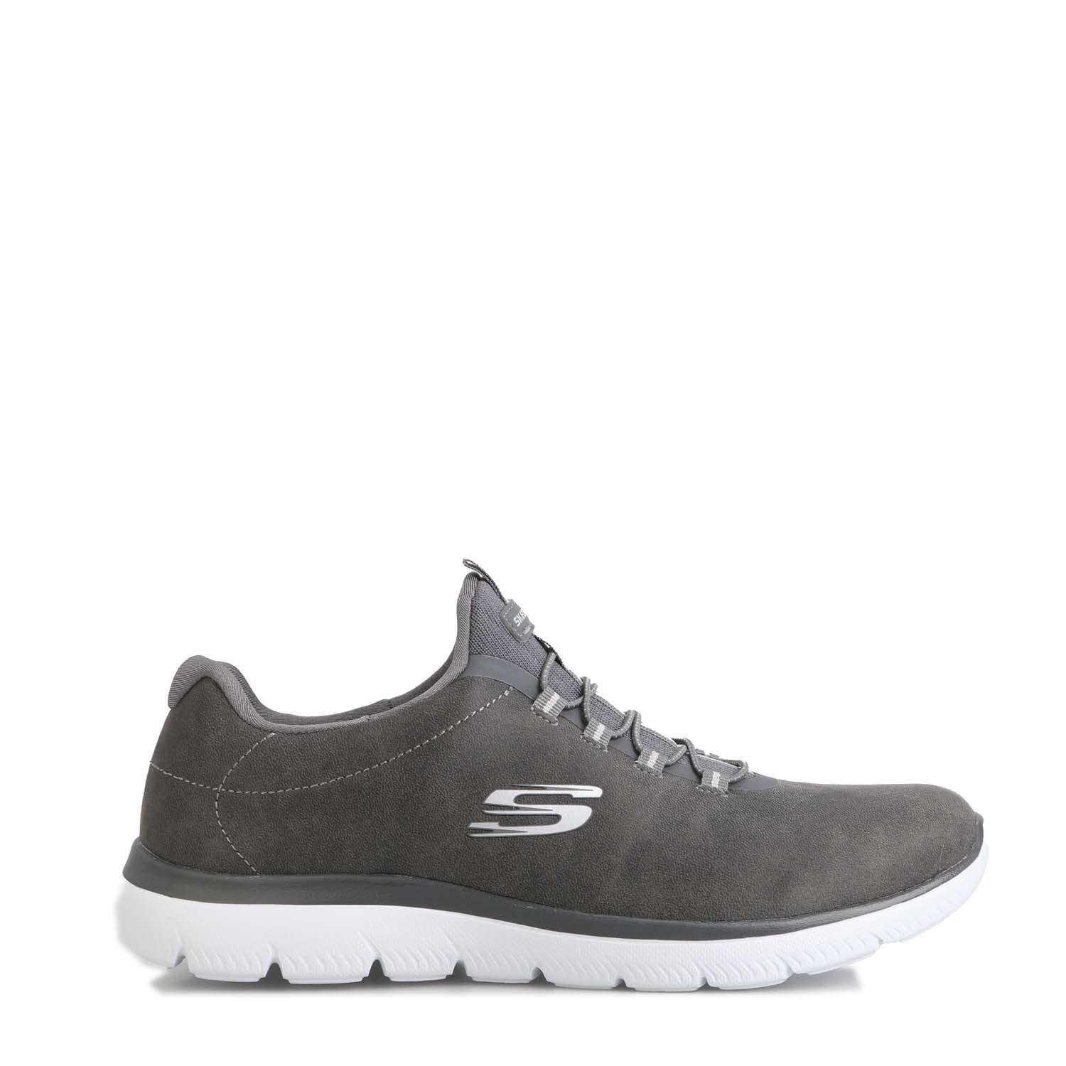 Charcoal - Skechers - Summits Itz Bazik Trainers - 1