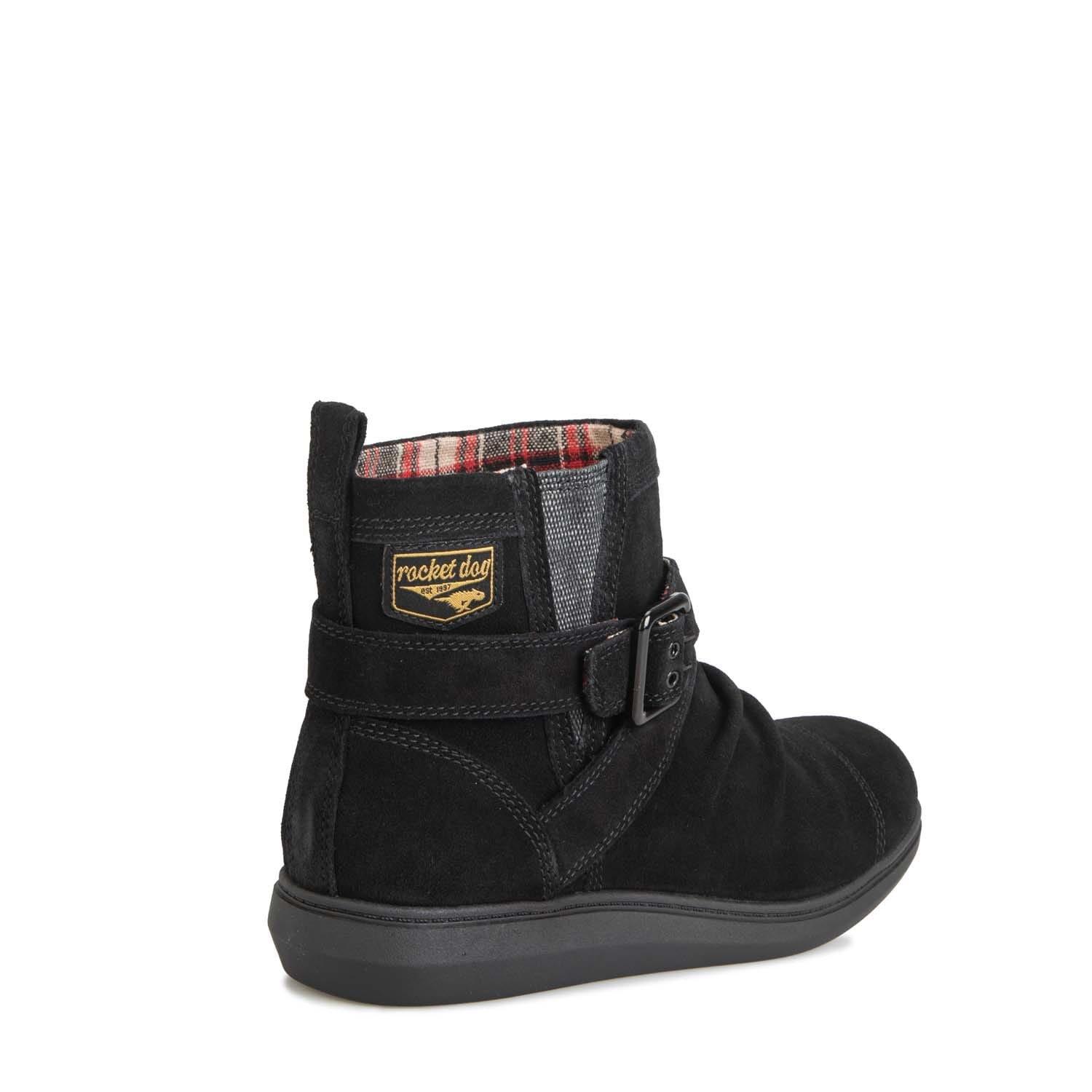 Black - Rocket Dog - Mint Suede Ankle Boots - 3