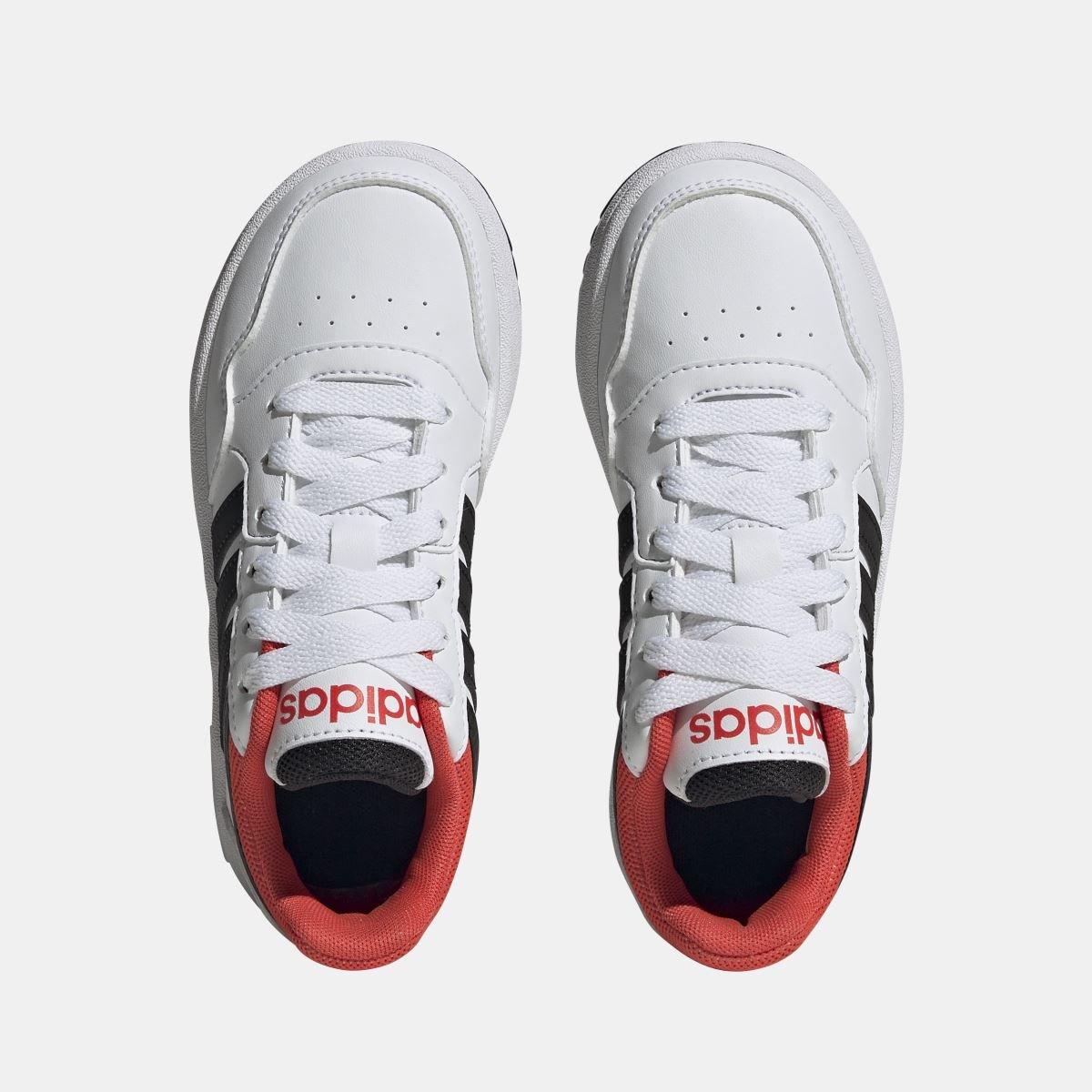 White - adidas - Hoops 3.0 Shoes - 2