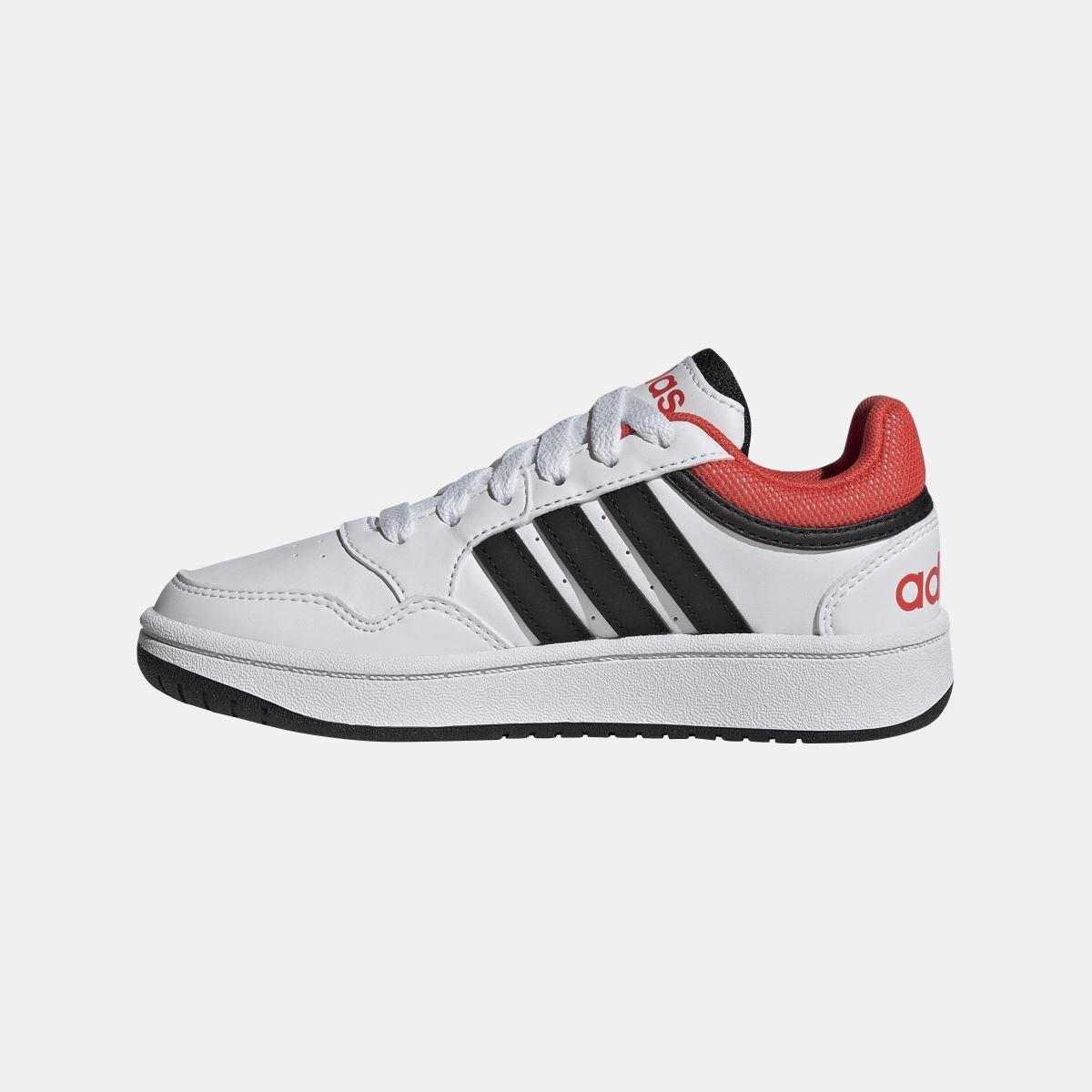 White - adidas - Hoops 3.0 Shoes - 4