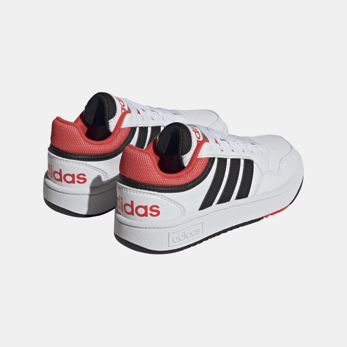 White - adidas - Hoops 3.0 Shoes - 6