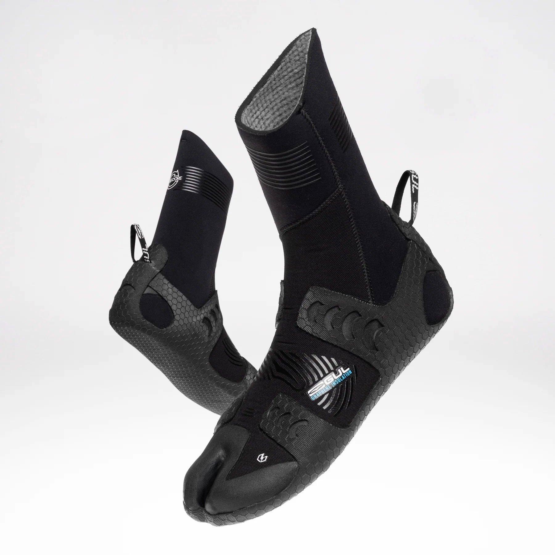 Recore/Black - Gul - FLEXOR 4/3/2MM SPLIT TOE WETSUIT BOOT - 1
