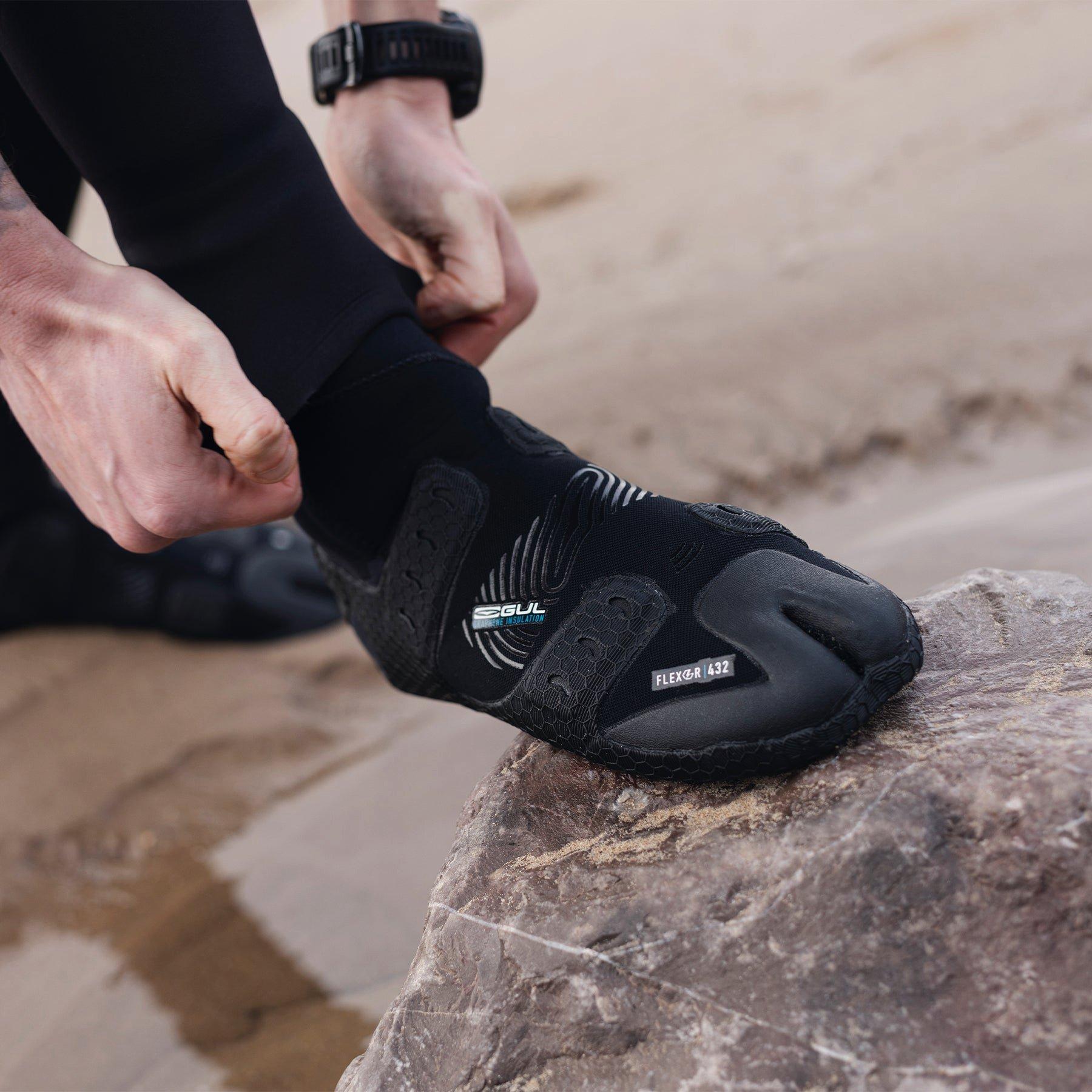 Recore/Black - Gul - FLEXOR 4/3/2MM SPLIT TOE WETSUIT BOOT - 2