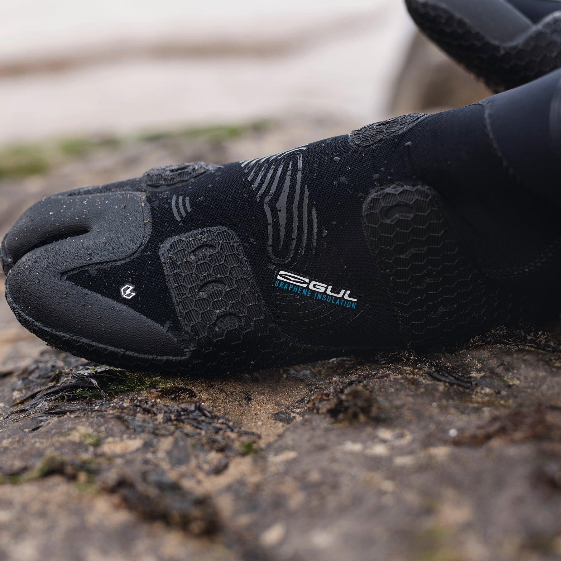 Recore/Black - Gul - FLEXOR 4/3/2MM SPLIT TOE WETSUIT BOOT - 4
