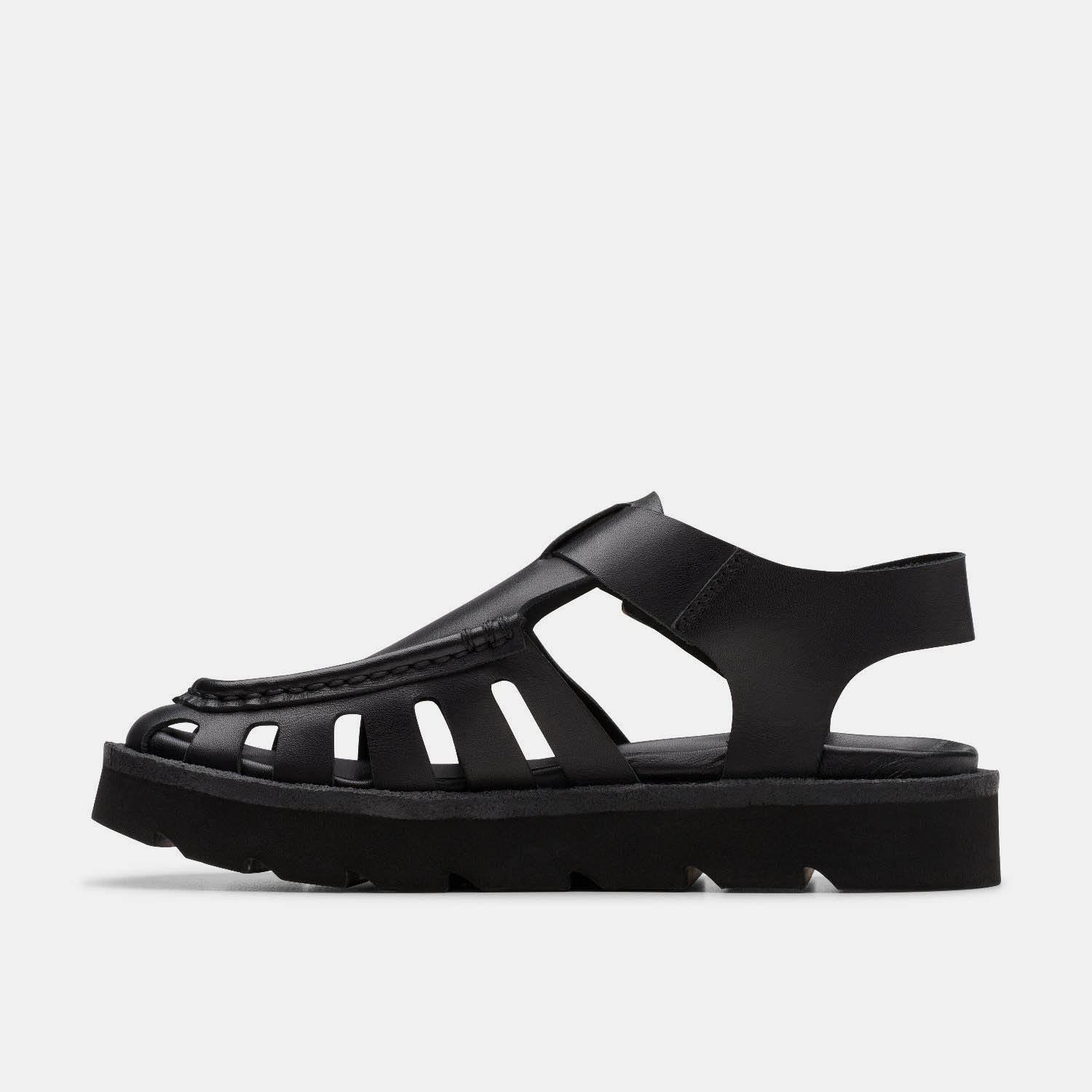 Black - Clarks Originals - Meare Buckle Sandals - 2