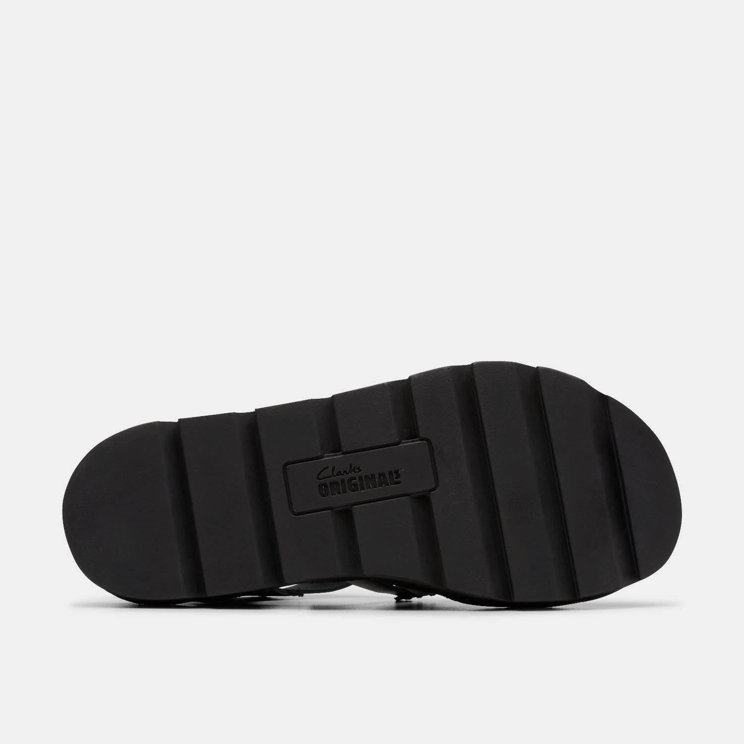 Black - Clarks Originals - Meare Buckle Sandals - 3