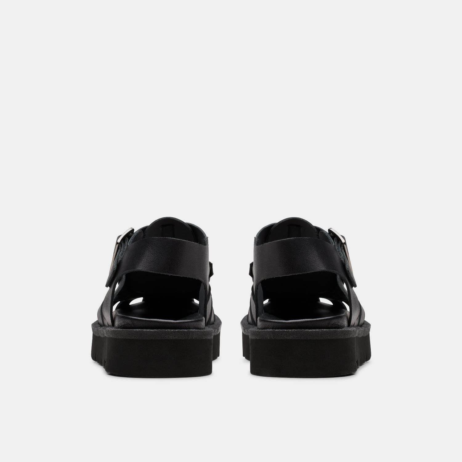 Black - Clarks Originals - Meare Buckle Sandals - 5
