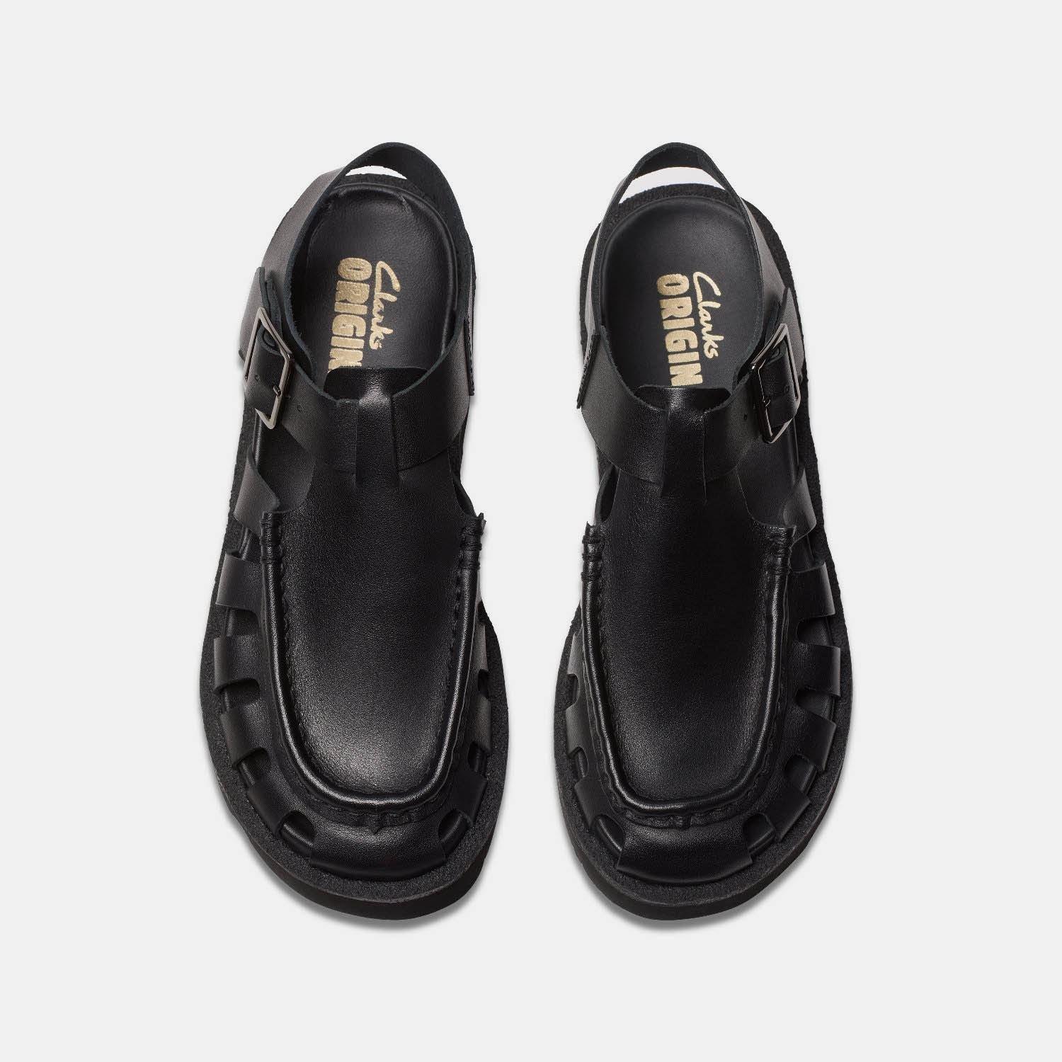 Black - Clarks Originals - Meare Buckle Sandals - 6