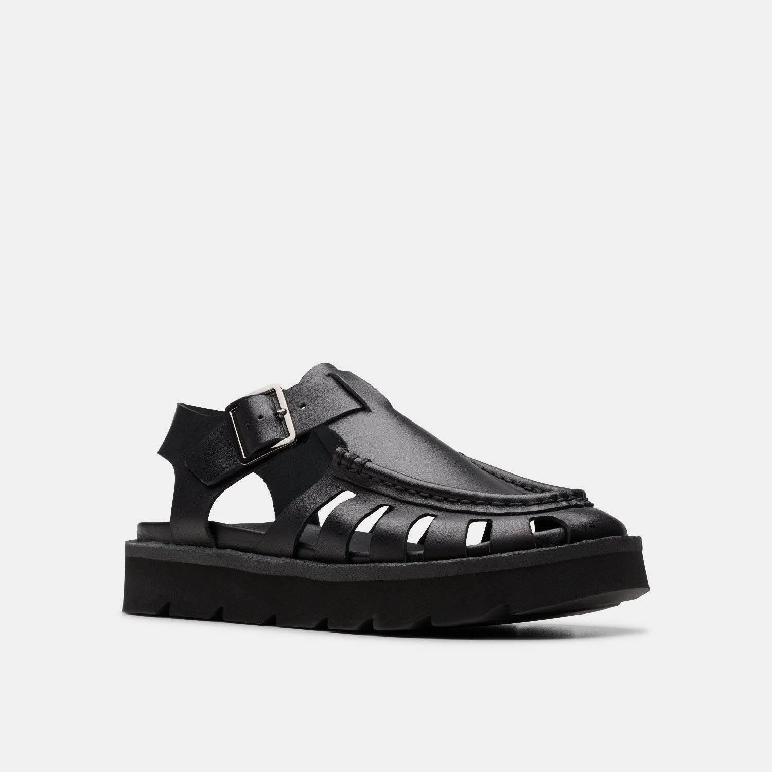 Black - Clarks Originals - Meare Buckle Sandals - 7