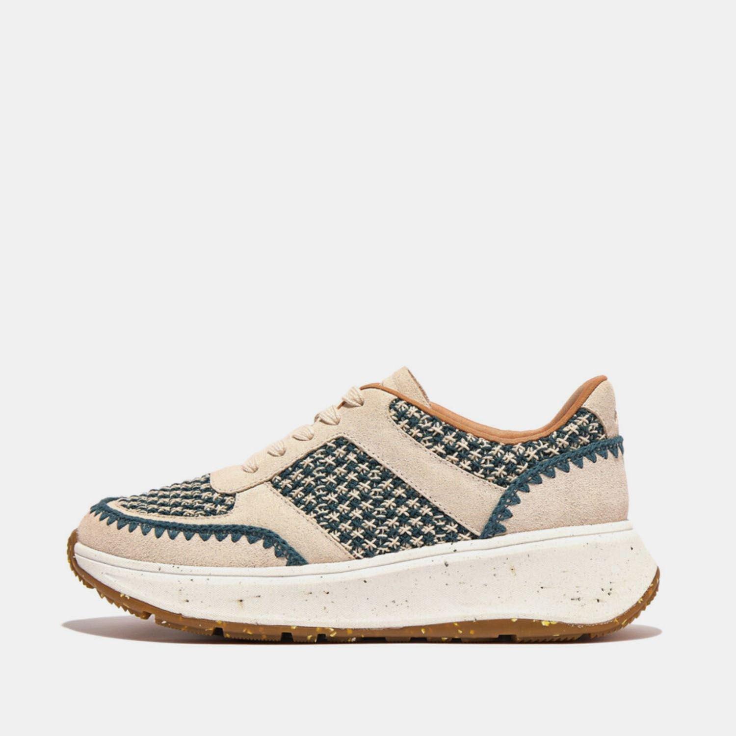 Blue - Fitflop - F-Mode Flatform Trainers - 1