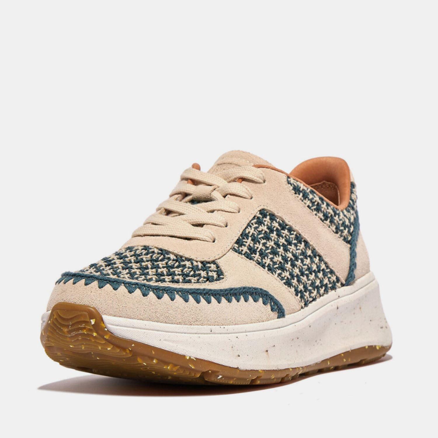 Blue - Fitflop - F-Mode Flatform Trainers - 2