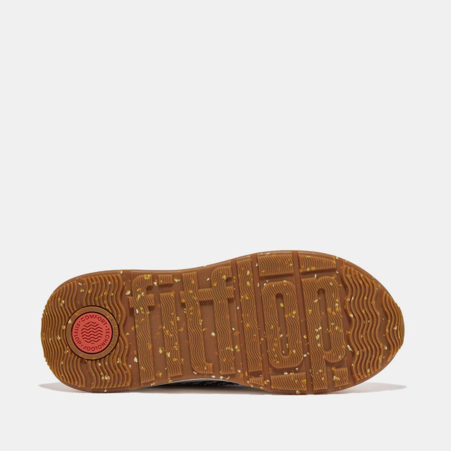 Blue - Fitflop - F-Mode Flatform Trainers - 3